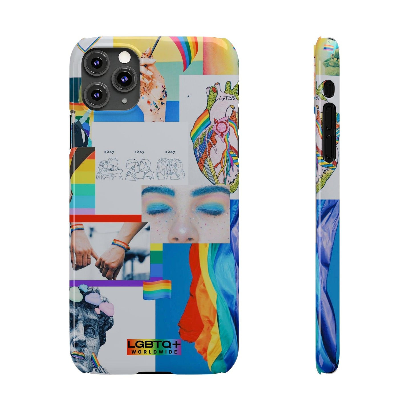 LGBTQWorldwide - ,,FREIHEIT" Handyhülle Accessories, Back-to-School, card, Glossy, iPhone, iPhone Cases, Phone accessory, Phone Cases, Samsung Cases, Slim lgbtq Bekleidung Accessoires unisex Zubehör