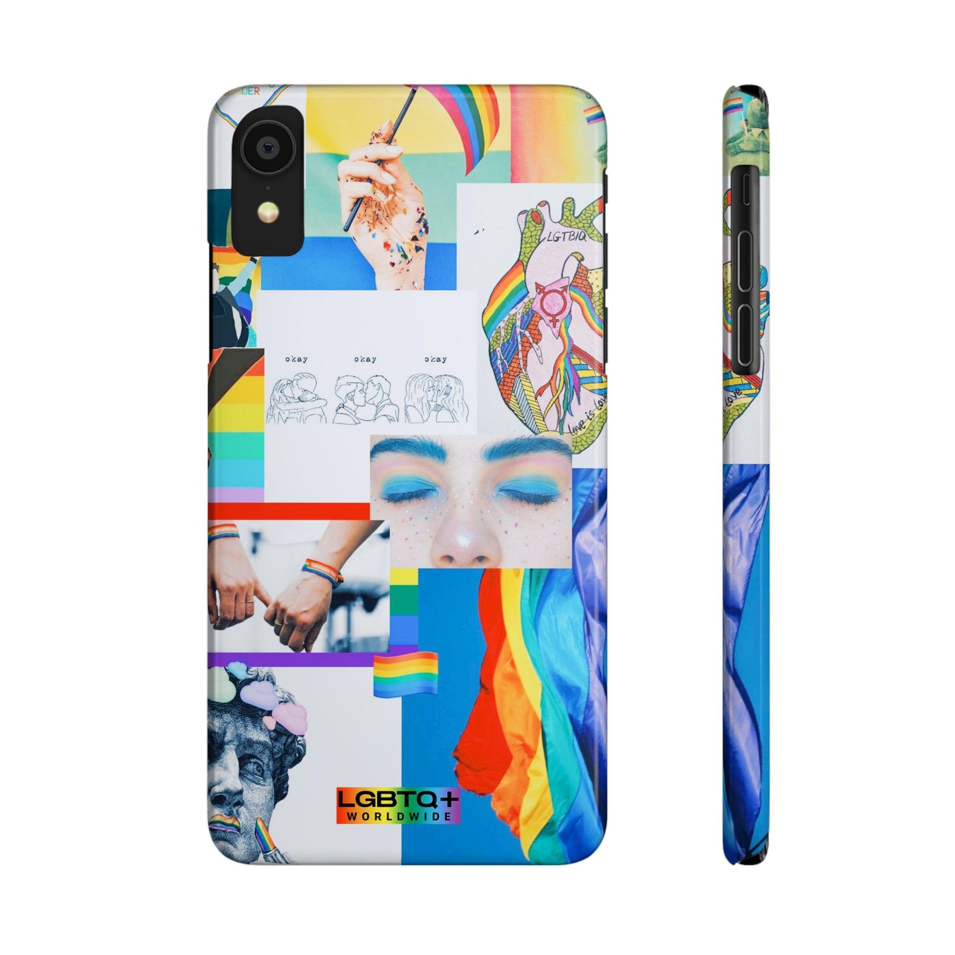 LGBTQWorldwide - ,,FREIHEIT" Handyhülle Accessories, Back-to-School, card, Glossy, iPhone, iPhone Cases, Phone accessory, Phone Cases, Samsung Cases, Slim lgbtq Bekleidung Accessoires unisex Zubehör