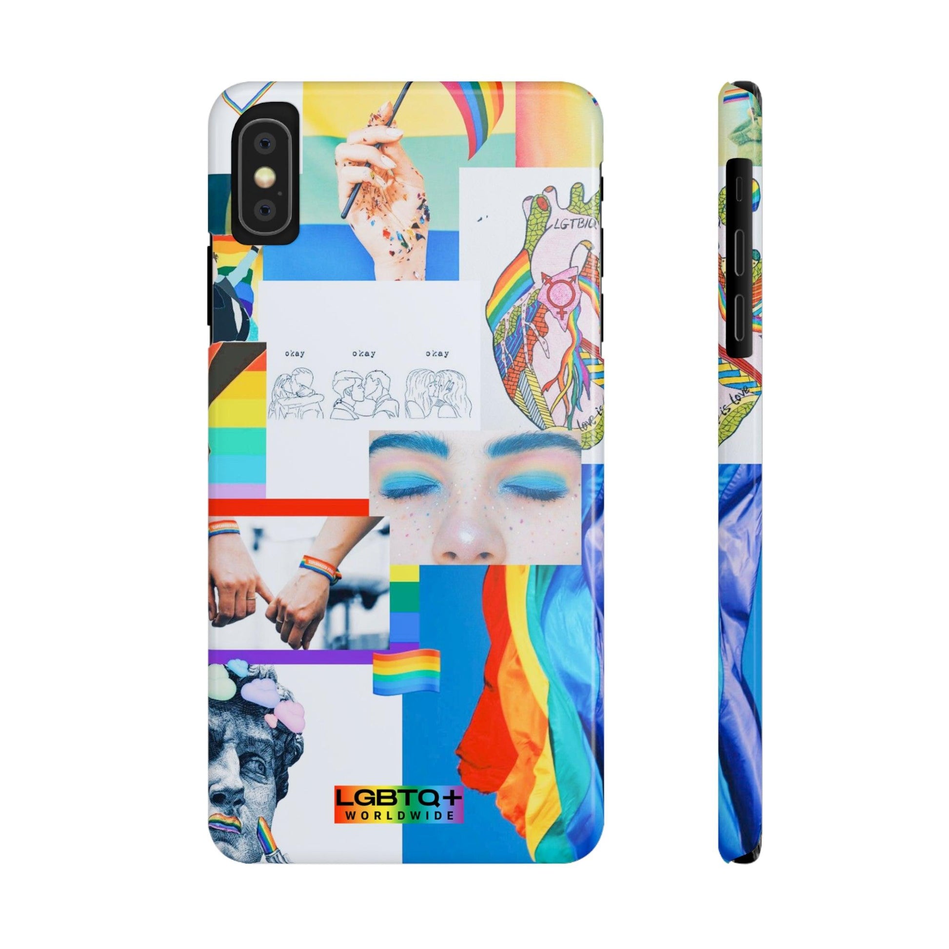 LGBTQWorldwide - ,,FREIHEIT" Handyhülle Accessories, Back-to-School, card, Glossy, iPhone, iPhone Cases, Phone accessory, Phone Cases, Samsung Cases, Slim lgbtq Bekleidung Accessoires unisex Zubehör