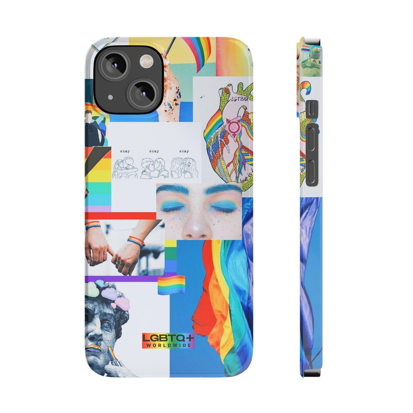 LGBTQWorldwide - ,,FREIHEIT" Handyhülle Accessories, Back-to-School, card, Glossy, iPhone, iPhone Cases, Phone accessory, Phone Cases, Samsung Cases, Slim lgbtq Bekleidung Accessoires unisex Zubehör