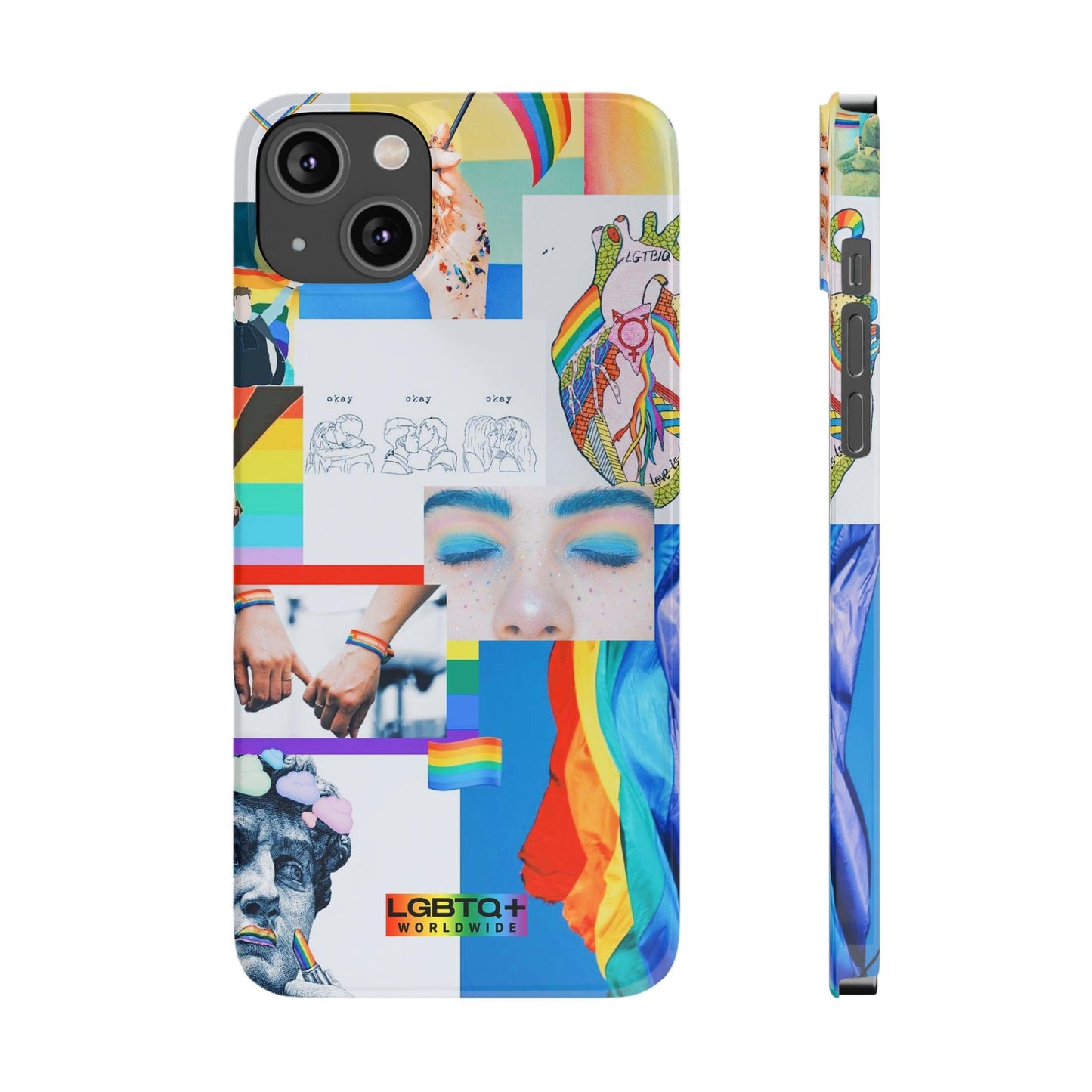 LGBTQWorldwide - ,,FREIHEIT" Handyhülle Accessories, Back-to-School, card, Glossy, iPhone, iPhone Cases, Phone accessory, Phone Cases, Samsung Cases, Slim lgbtq Bekleidung Accessoires unisex Zubehör