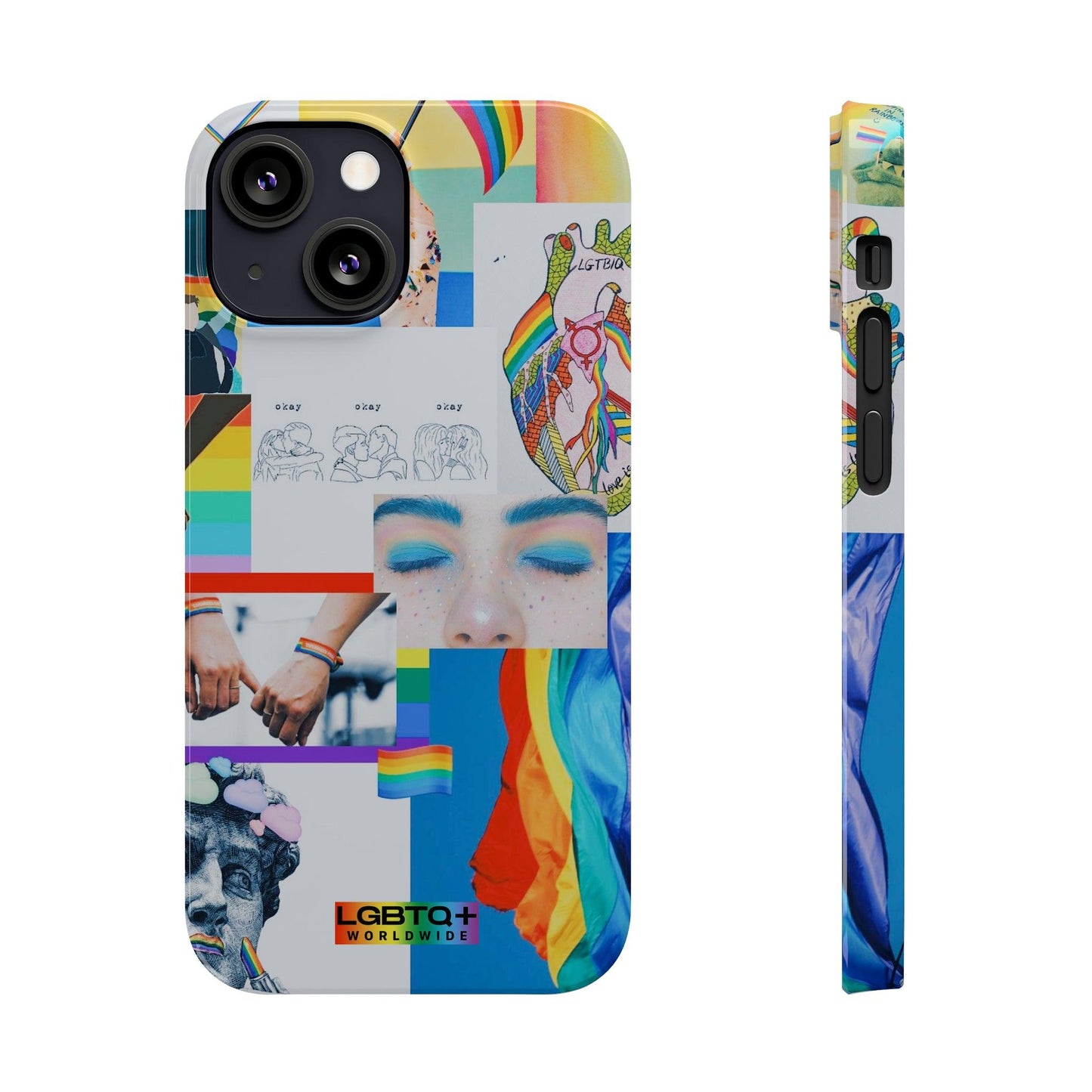 LGBTQWorldwide - ,,FREIHEIT" Handyhülle Accessories, Back-to-School, card, Glossy, iPhone, iPhone Cases, Phone accessory, Phone Cases, Samsung Cases, Slim lgbtq Bekleidung Accessoires unisex Zubehör