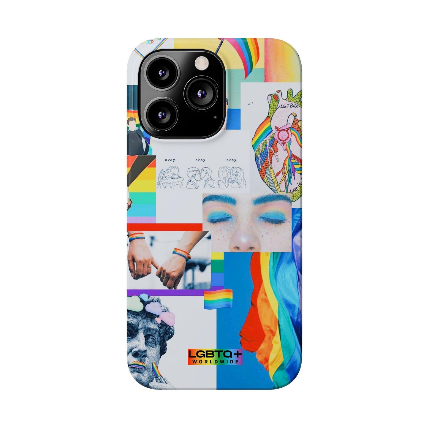 LGBTQWorldwide - ,,FREIHEIT" Handyhülle Accessories, Back-to-School, card, Glossy, iPhone, iPhone Cases, Phone accessory, Phone Cases, Samsung Cases, Slim lgbtq Bekleidung Accessoires unisex Zubehör