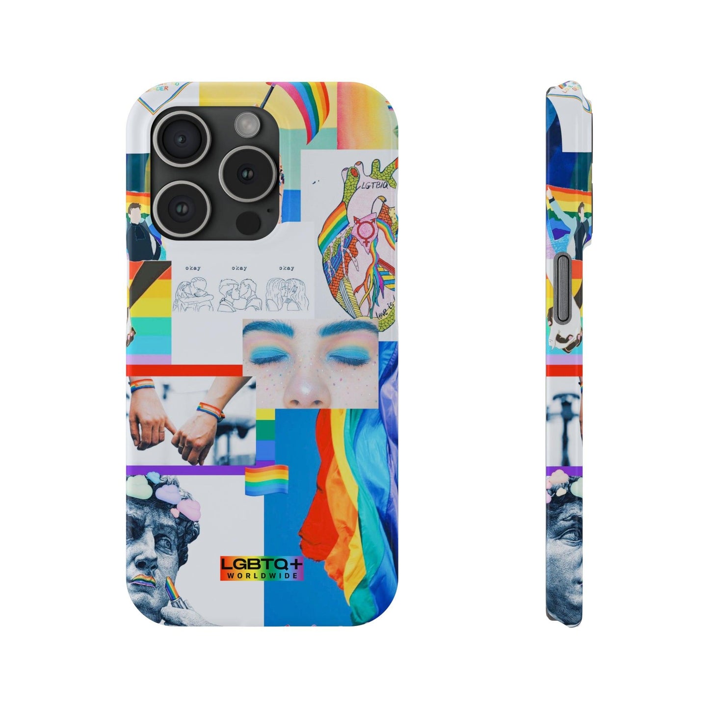 LGBTQWorldwide - ,,FREIHEIT" Handyhülle Accessories, Back-to-School, card, Glossy, iPhone, iPhone Cases, Phone accessory, Phone Cases, Samsung Cases, Slim lgbtq Bekleidung Accessoires unisex Zubehör