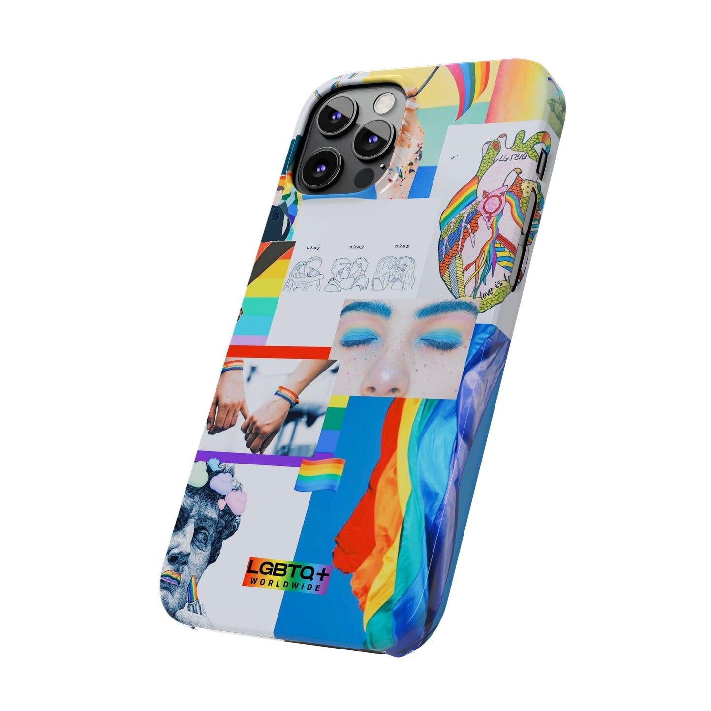 LGBTQWorldwide - ,,FREIHEIT" Handyhülle Accessories, Back-to-School, card, Glossy, iPhone, iPhone Cases, Phone accessory, Phone Cases, Samsung Cases, Slim lgbtq Bekleidung Accessoires unisex Zubehör