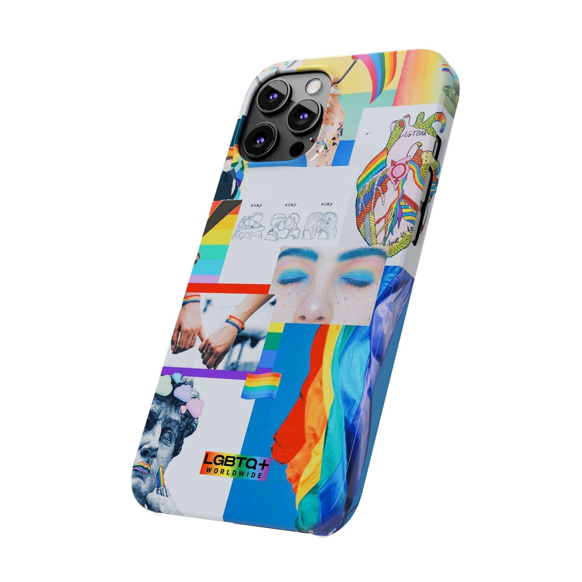 LGBTQWorldwide - ,,FREIHEIT" Handyhülle Accessories, Back-to-School, card, Glossy, iPhone, iPhone Cases, Phone accessory, Phone Cases, Samsung Cases, Slim lgbtq Bekleidung Accessoires unisex Zubehör