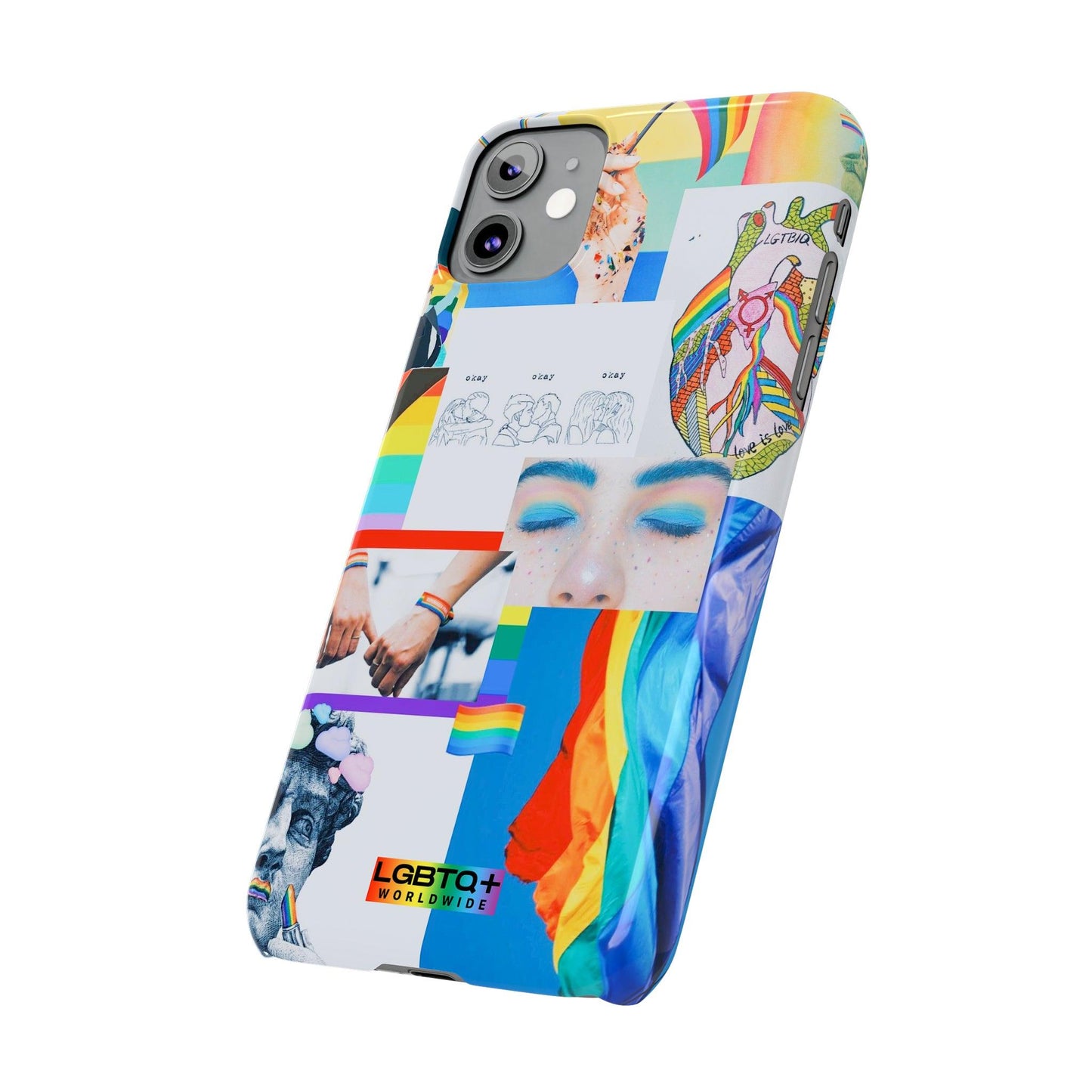 LGBTQWorldwide - ,,FREIHEIT" Handyhülle Accessories, Back-to-School, card, Glossy, iPhone, iPhone Cases, Phone accessory, Phone Cases, Samsung Cases, Slim lgbtq Bekleidung Accessoires unisex Zubehör