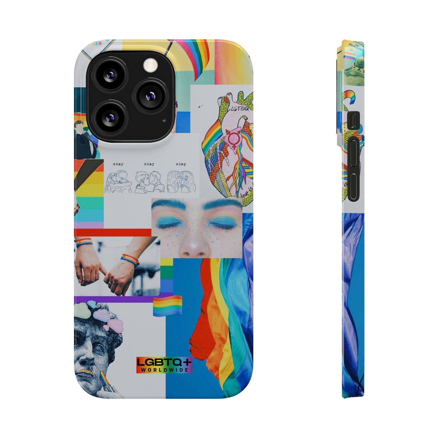 LGBTQWorldwide - ,,FREIHEIT" Handyhülle Accessories, Back-to-School, card, Glossy, iPhone, iPhone Cases, Phone accessory, Phone Cases, Samsung Cases, Slim lgbtq Bekleidung Accessoires unisex Zubehör