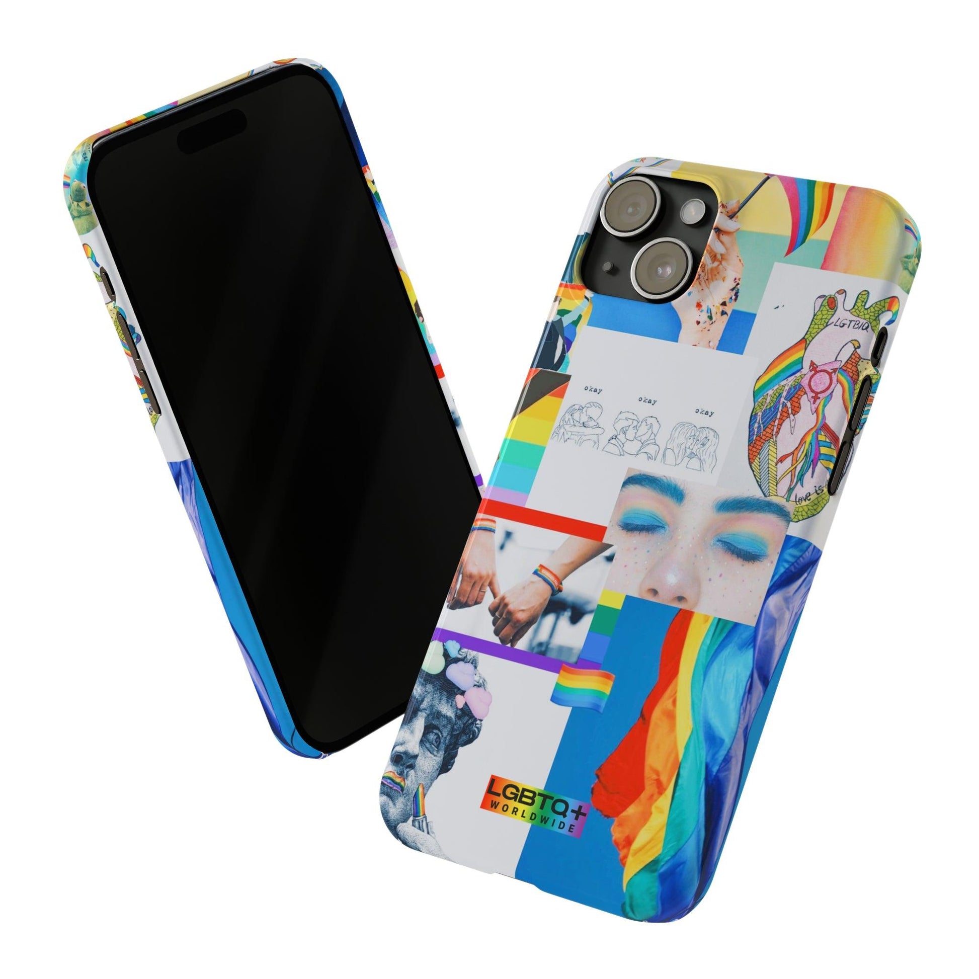 LGBTQWorldwide - ,,FREIHEIT" Handyhülle Accessories, Back-to-School, card, Glossy, iPhone, iPhone Cases, Phone accessory, Phone Cases, Samsung Cases, Slim lgbtq Bekleidung Accessoires unisex Zubehör