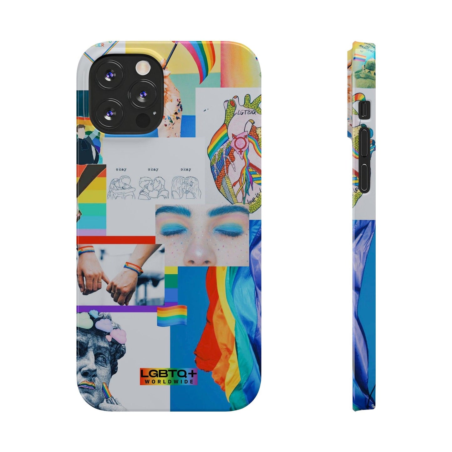 LGBTQWorldwide - ,,FREIHEIT" Handyhülle Accessories, Back-to-School, card, Glossy, iPhone, iPhone Cases, Phone accessory, Phone Cases, Samsung Cases, Slim lgbtq Bekleidung Accessoires unisex Zubehör