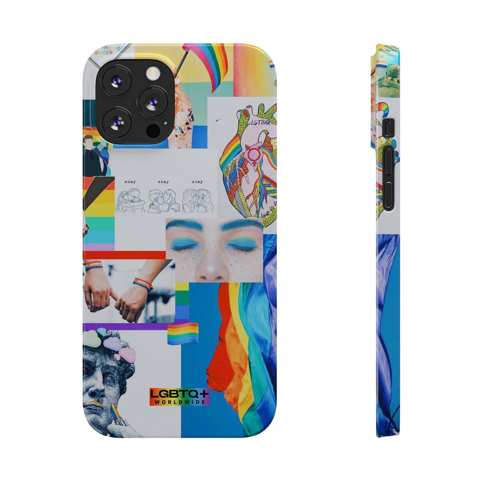 LGBTQWorldwide - ,,FREIHEIT" Handyhülle Accessories, Back-to-School, card, Glossy, iPhone, iPhone Cases, Phone accessory, Phone Cases, Samsung Cases, Slim lgbtq Bekleidung Accessoires unisex Zubehör