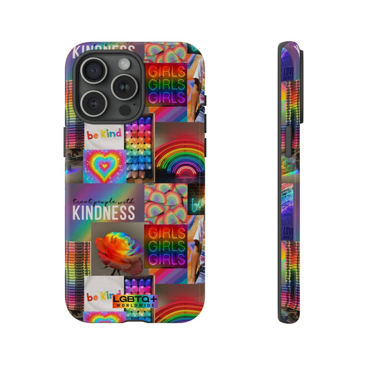 LGBTQWorldwide - ,,FREUNDLICH" Doppelgehäuse Handyhülle Accessories, Glossy, iPhone Cases, Matte, Phone accessory, Phone Cases, Samsung Cases, Thermo, Valentine's Day Picks lgbtq Bekleidung Accessoires unisex Zubehör