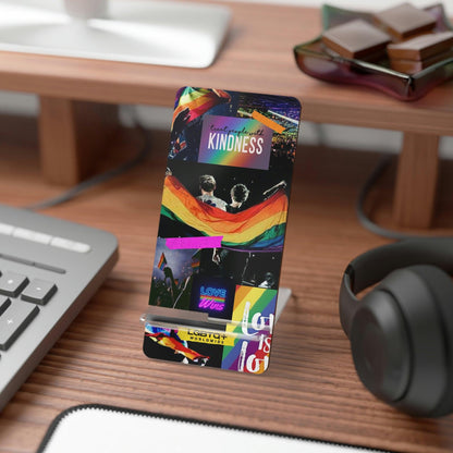 LGBTQWorldwide - ,,FREUNDLICH" Handyhalter für Smartphones Accessories, all, Desk, Phone accessory, stand, tech, Tech Accessories lgbtq Bekleidung Accessoires unisex Zubehör