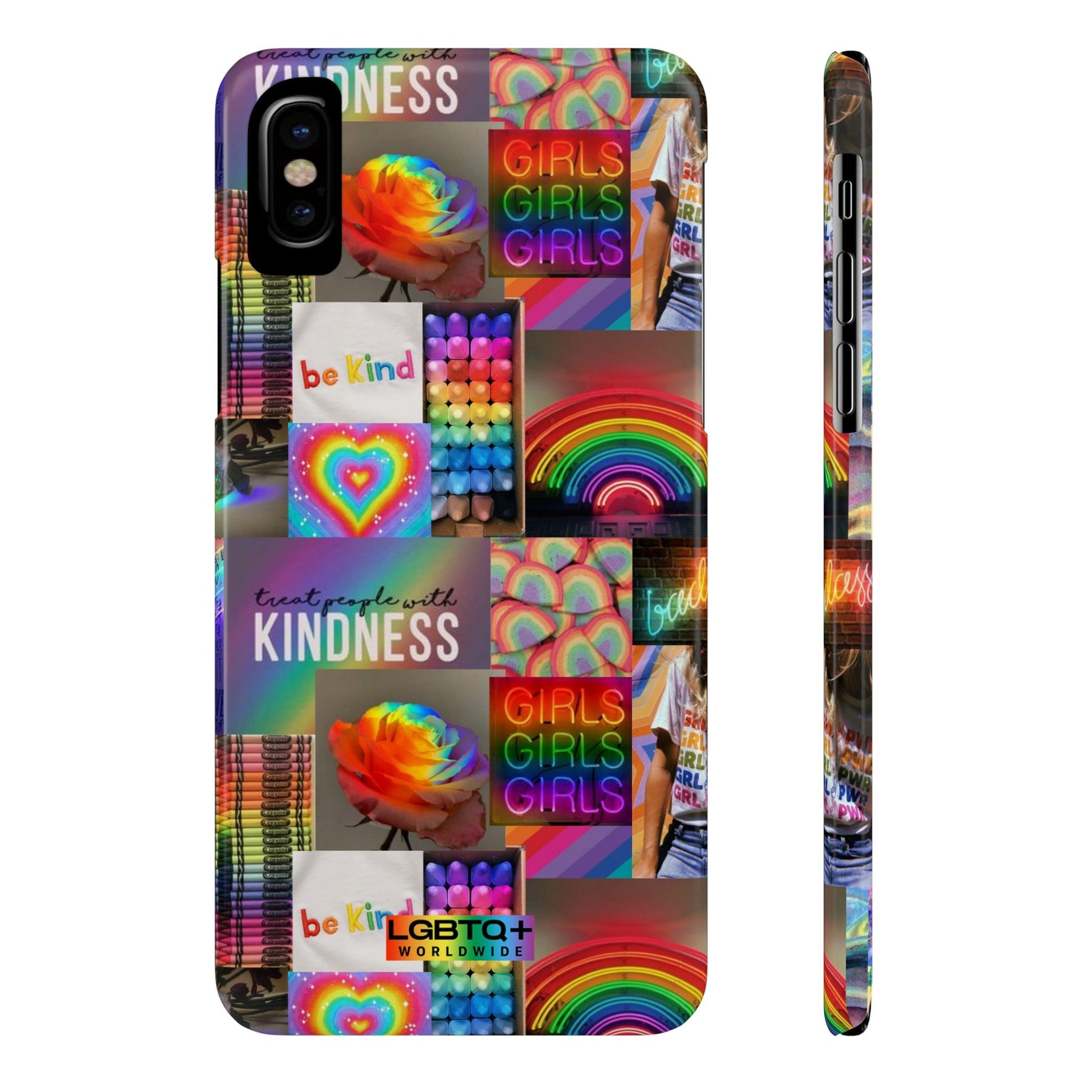 LGBTQWorldwide - ,,FREUNDLICH" Handyhülle Accessories, Back-to-School, card, Glossy, iPhone, iPhone Cases, Phone accessory, Phone Cases, Samsung Cases, Slim lgbtq Bekleidung Accessoires unisex Zubehör