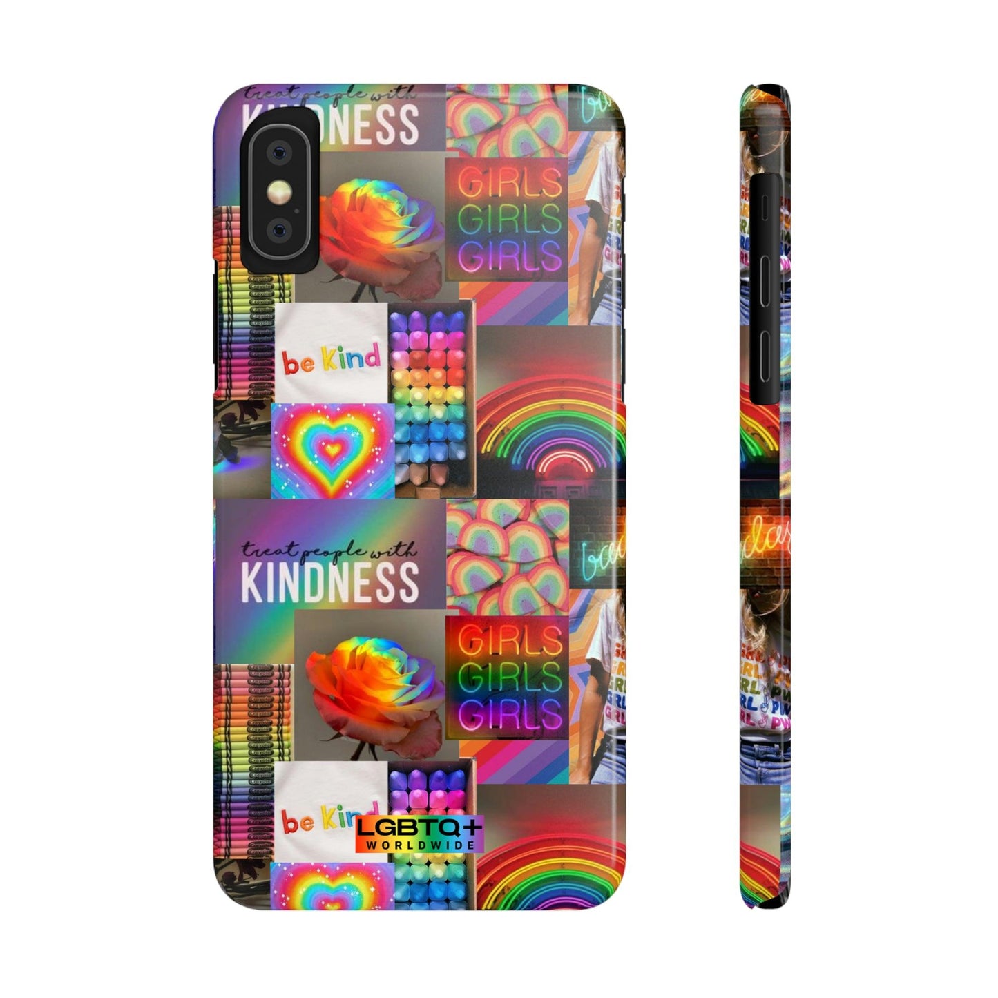 LGBTQWorldwide - ,,FREUNDLICH" Handyhülle Accessories, Back-to-School, card, Glossy, iPhone, iPhone Cases, Phone accessory, Phone Cases, Samsung Cases, Slim lgbtq Bekleidung Accessoires unisex Zubehör