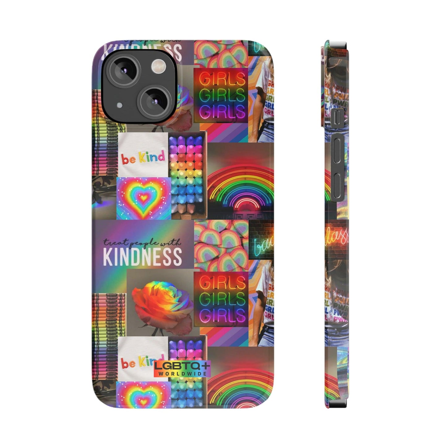 LGBTQWorldwide - ,,FREUNDLICH" Handyhülle Accessories, Back-to-School, card, Glossy, iPhone, iPhone Cases, Phone accessory, Phone Cases, Samsung Cases, Slim lgbtq Bekleidung Accessoires unisex Zubehör