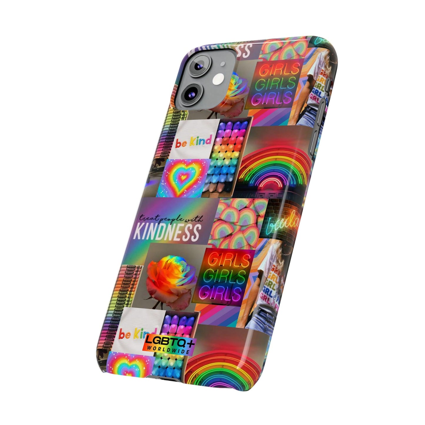 LGBTQWorldwide - ,,FREUNDLICH" Handyhülle Accessories, Back-to-School, card, Glossy, iPhone, iPhone Cases, Phone accessory, Phone Cases, Samsung Cases, Slim lgbtq Bekleidung Accessoires unisex Zubehör