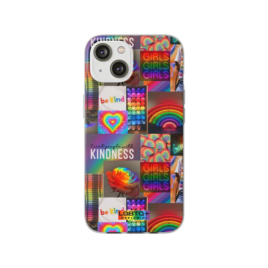 LGBTQWorldwide - ,,FREUNDLICHKEIT" Flexible Handyhülle Accessories, Case, iPhone, iPhone Cases, Phone accessory, Phone Cases, Samsung Cases, silikon, Valentine's Day promotion lgbtq Bekleidung Accessoires unisex Zubehör