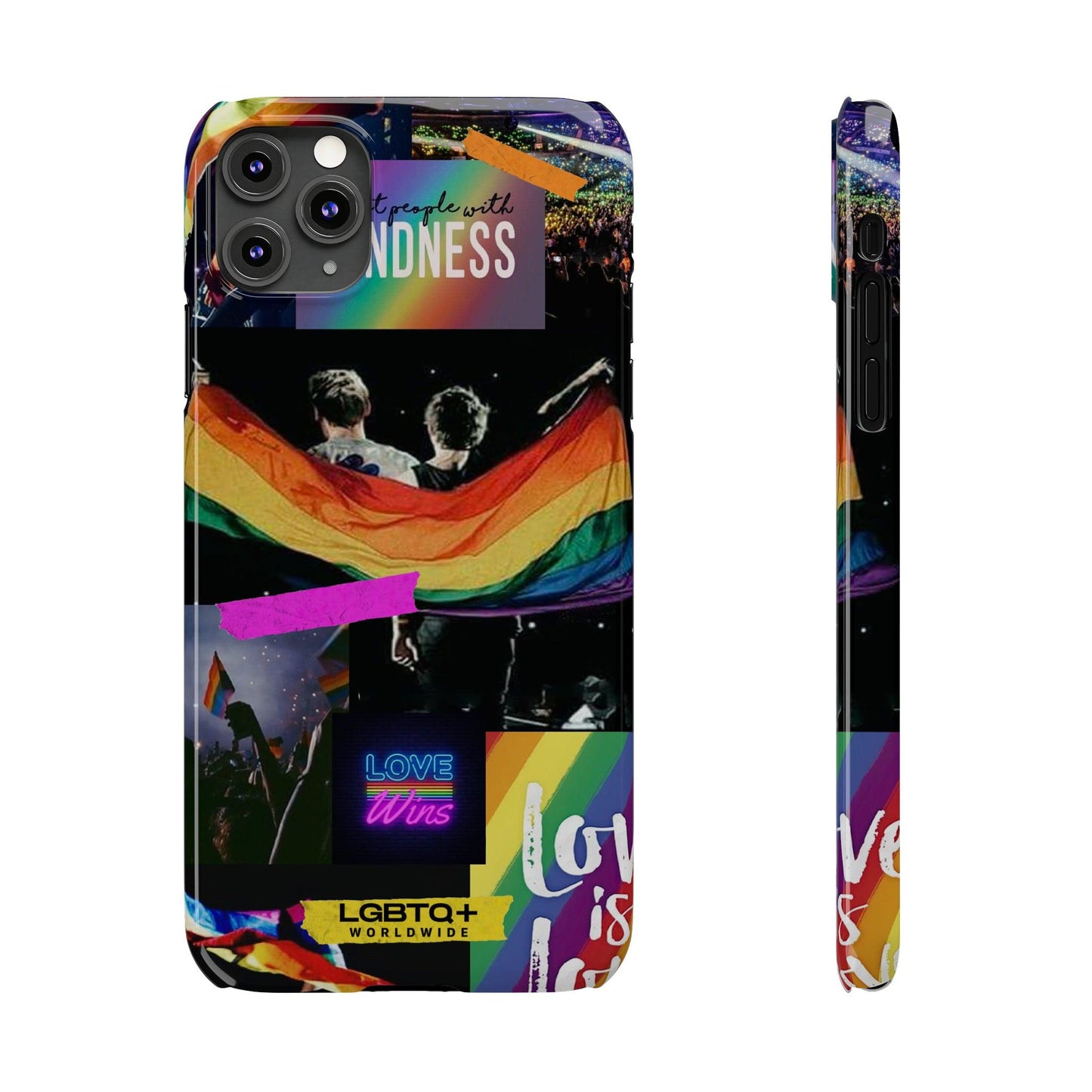 LGBTQWorldwide - ,,FREUNDLICHKEIT" Handyhülle Accessories, Back-to-School, card, Glossy, iPhone, iPhone Cases, Phone accessory, Phone Cases, Samsung Cases, Slim lgbtq Bekleidung Accessoires unisex Zubehör