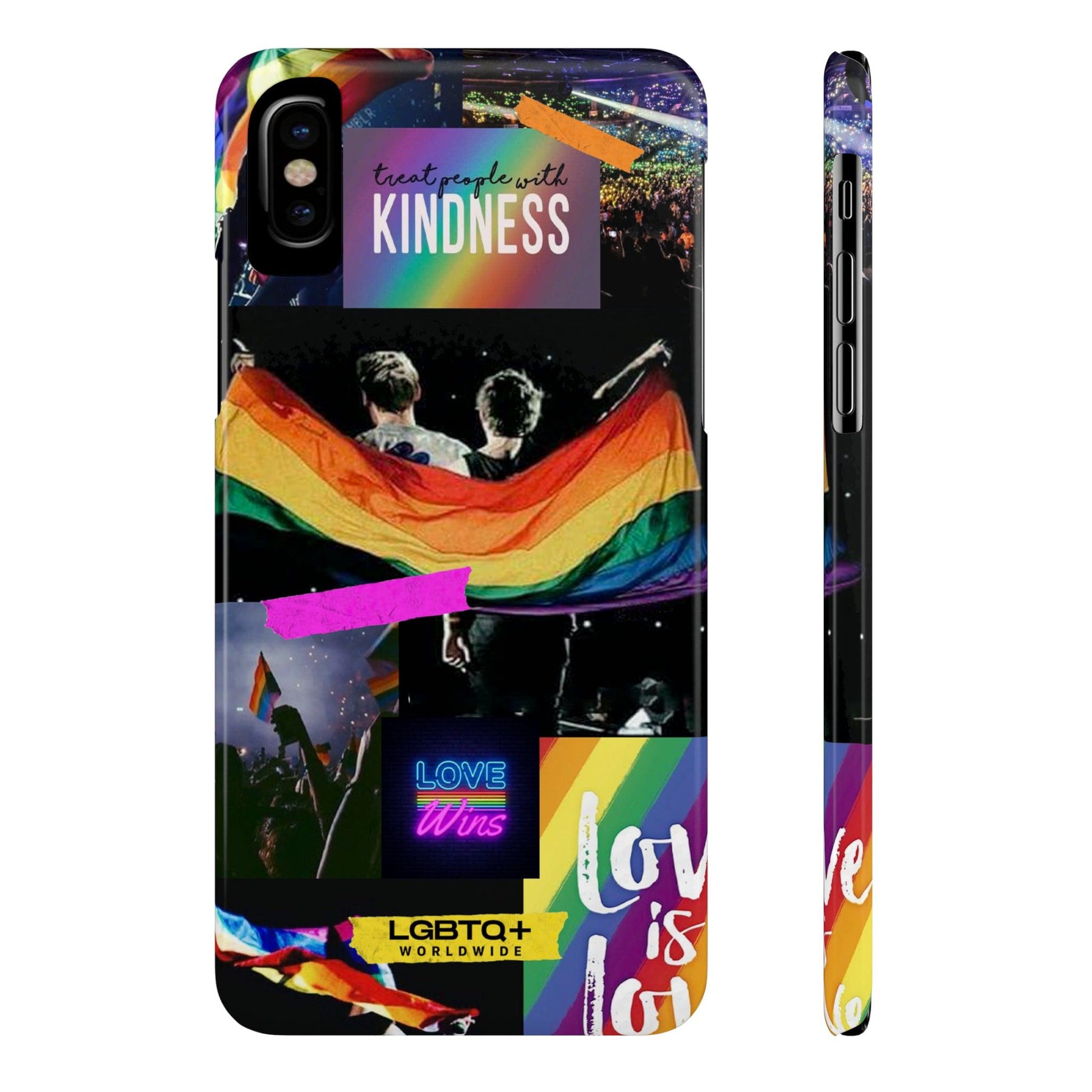 LGBTQWorldwide - ,,FREUNDLICHKEIT" Handyhülle Accessories, Back-to-School, card, Glossy, iPhone, iPhone Cases, Phone accessory, Phone Cases, Samsung Cases, Slim lgbtq Bekleidung Accessoires unisex Zubehör