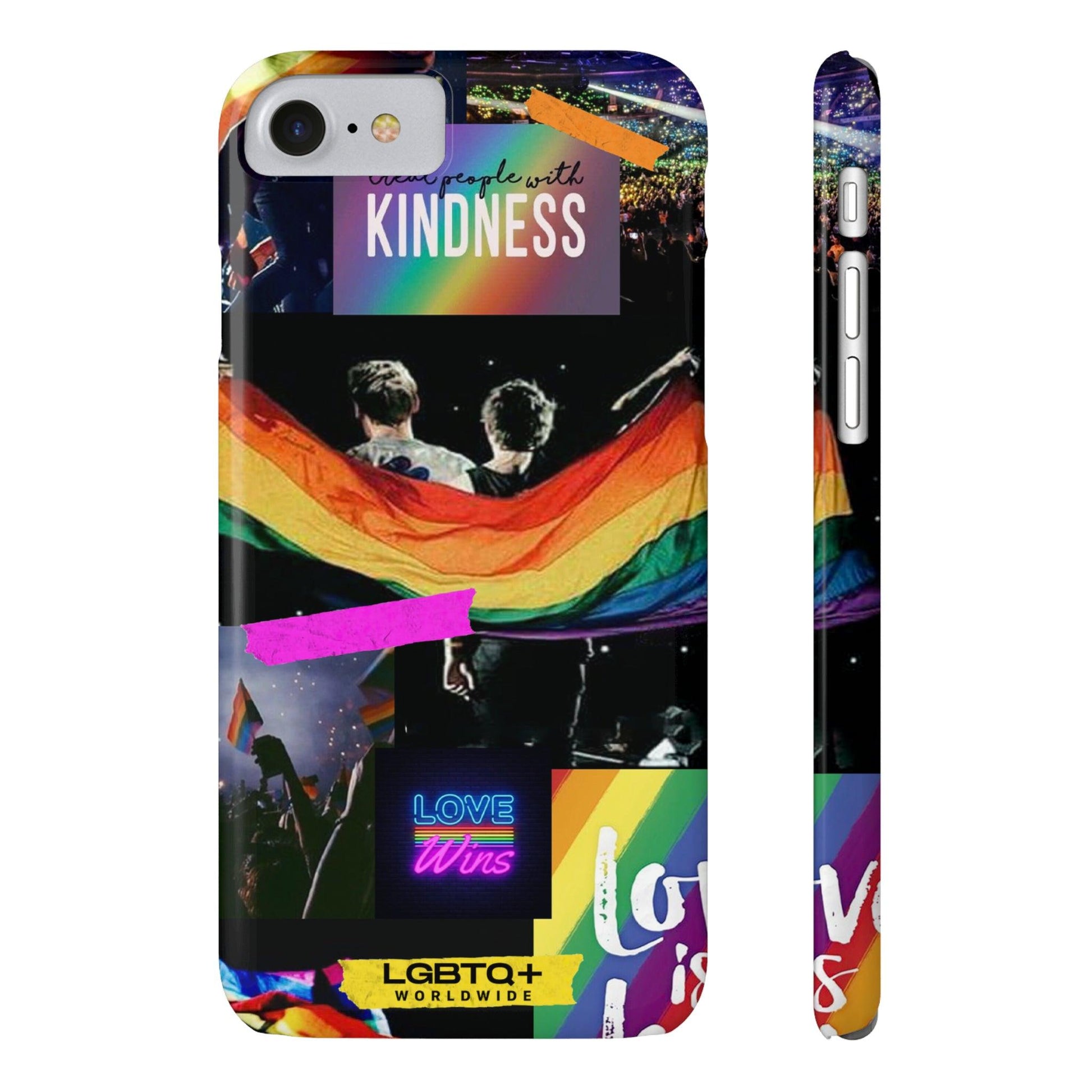 LGBTQWorldwide - ,,FREUNDLICHKEIT" Handyhülle Accessories, Back-to-School, card, Glossy, iPhone, iPhone Cases, Phone accessory, Phone Cases, Samsung Cases, Slim lgbtq Bekleidung Accessoires unisex Zubehör