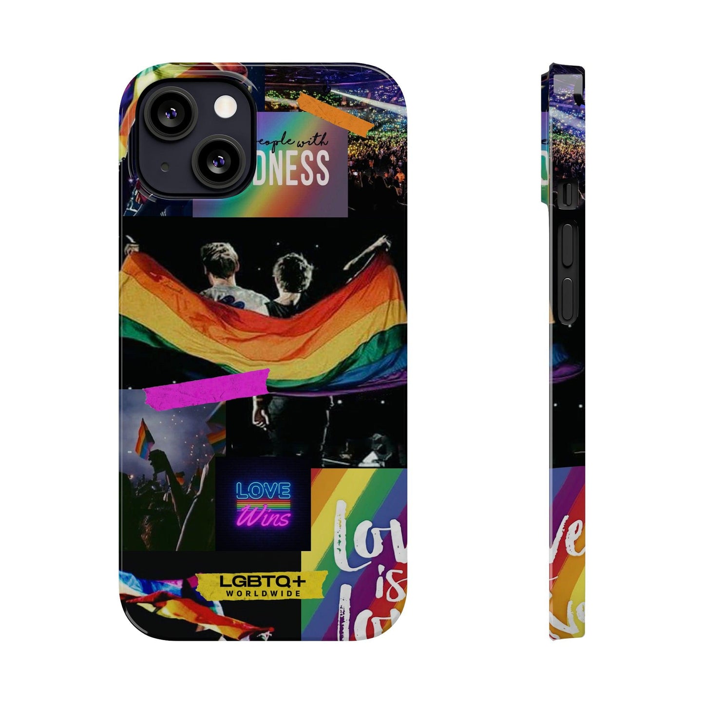 LGBTQWorldwide - ,,FREUNDLICHKEIT" Handyhülle Accessories, Back-to-School, card, Glossy, iPhone, iPhone Cases, Phone accessory, Phone Cases, Samsung Cases, Slim lgbtq Bekleidung Accessoires unisex Zubehör