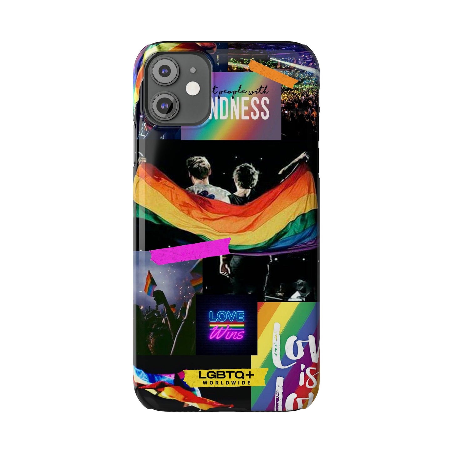 LGBTQWorldwide - ,,FREUNDLICHKEIT" Handyhülle Accessories, Back-to-School, card, Glossy, iPhone, iPhone Cases, Phone accessory, Phone Cases, Samsung Cases, Slim lgbtq Bekleidung Accessoires unisex Zubehör