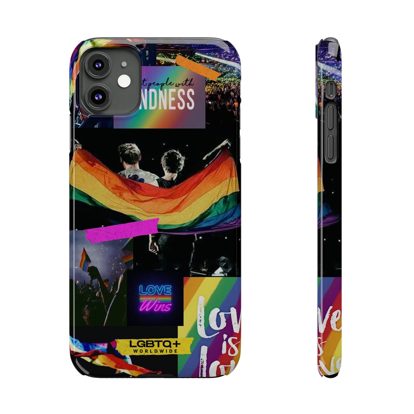 LGBTQWorldwide - ,,FREUNDLICHKEIT" Handyhülle Accessories, Back-to-School, card, Glossy, iPhone, iPhone Cases, Phone accessory, Phone Cases, Samsung Cases, Slim lgbtq Bekleidung Accessoires unisex Zubehör