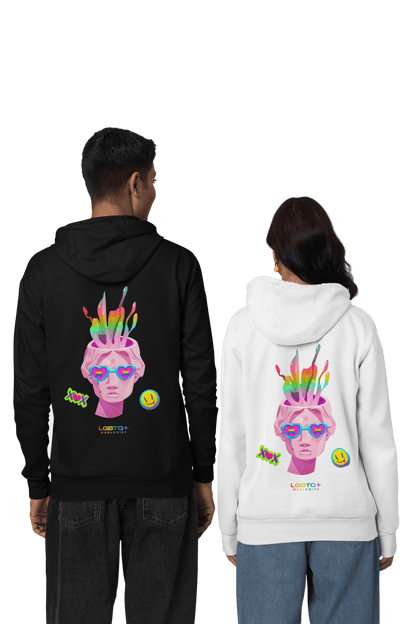 LGBTQWorldwide - ,,GEHIRN" Clothing, DTG, Eco-friendly, Hoodies, Men's Clothing, Recycled, Unisex, Vegan, Women's Clothing lgbtq Bekleidung Accessoires unisex Zubehör