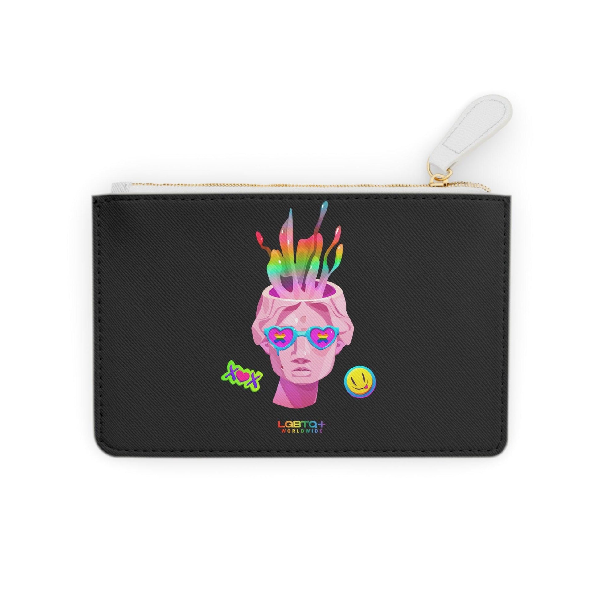 LGBTQWorldwide - ,,GEHIRN" Vegane Ledertasche Accessories, AOP, Assembled in the USA, Bags, Made in USA, mini bag, Vegan lgbtq Bekleidung Accessoires unisex Zubehör