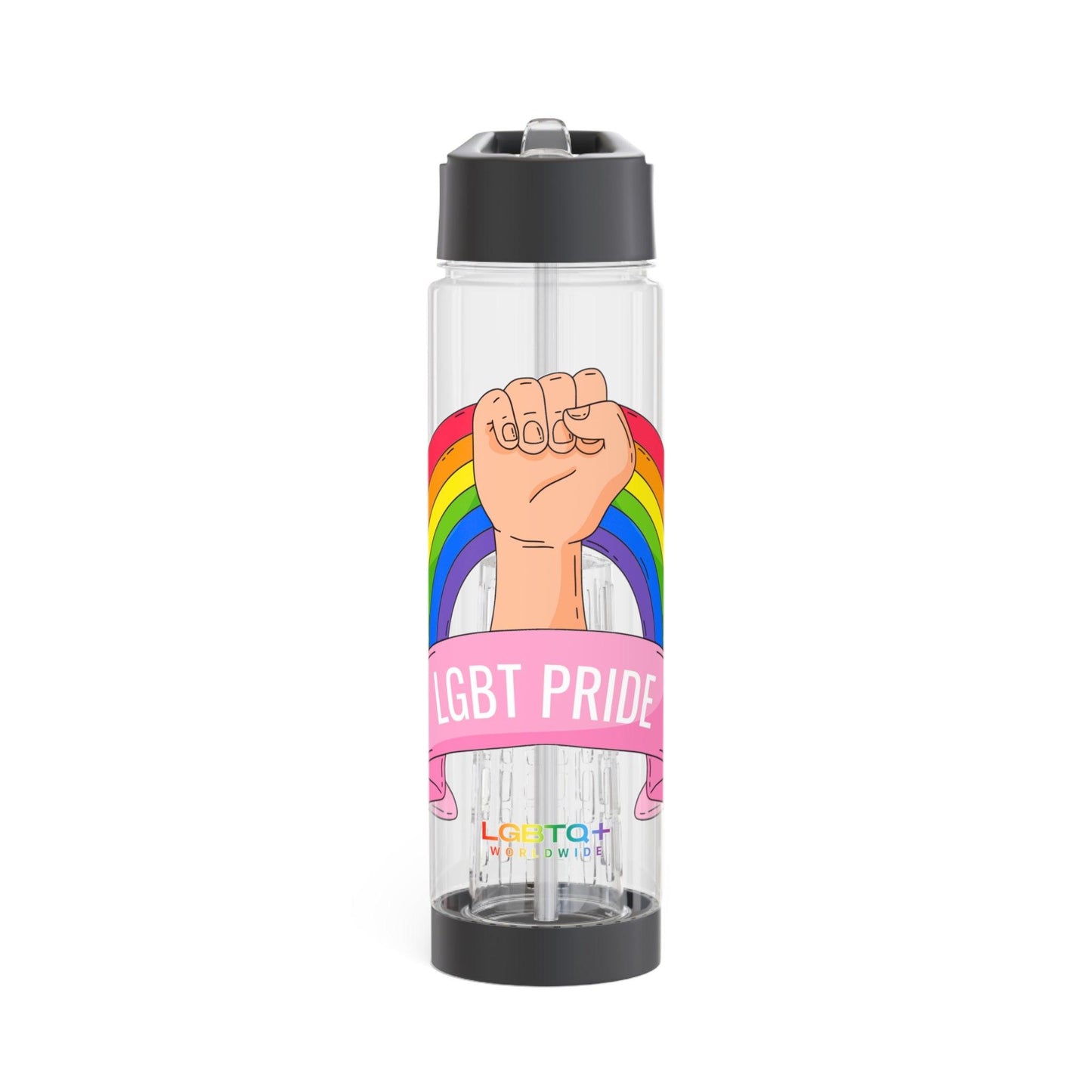 LGBTQWorldwide - ,,GLÜCKLICH" Bottles, Bottles & Tumblers, home, Home & Living, Travel, Tumblers lgbtq Bekleidung Accessoires unisex Zubehör