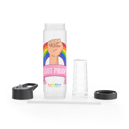 LGBTQWorldwide - ,,GLÜCKLICH" Bottles, Bottles & Tumblers, home, Home & Living, Travel, Tumblers lgbtq Bekleidung Accessoires unisex Zubehör