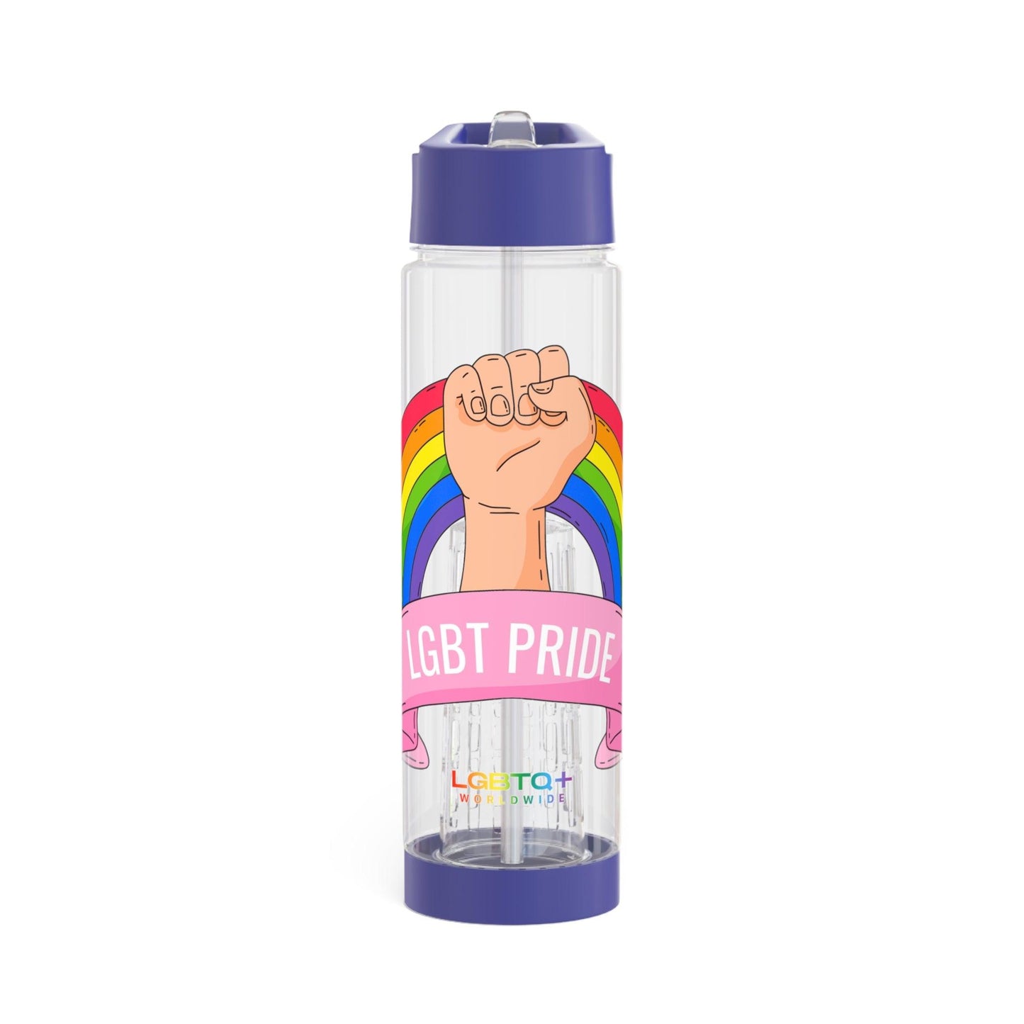 LGBTQWorldwide - ,,GLÜCKLICH" Bottles, Bottles & Tumblers, home, Home & Living, Travel, Tumblers lgbtq Bekleidung Accessoires unisex Zubehör