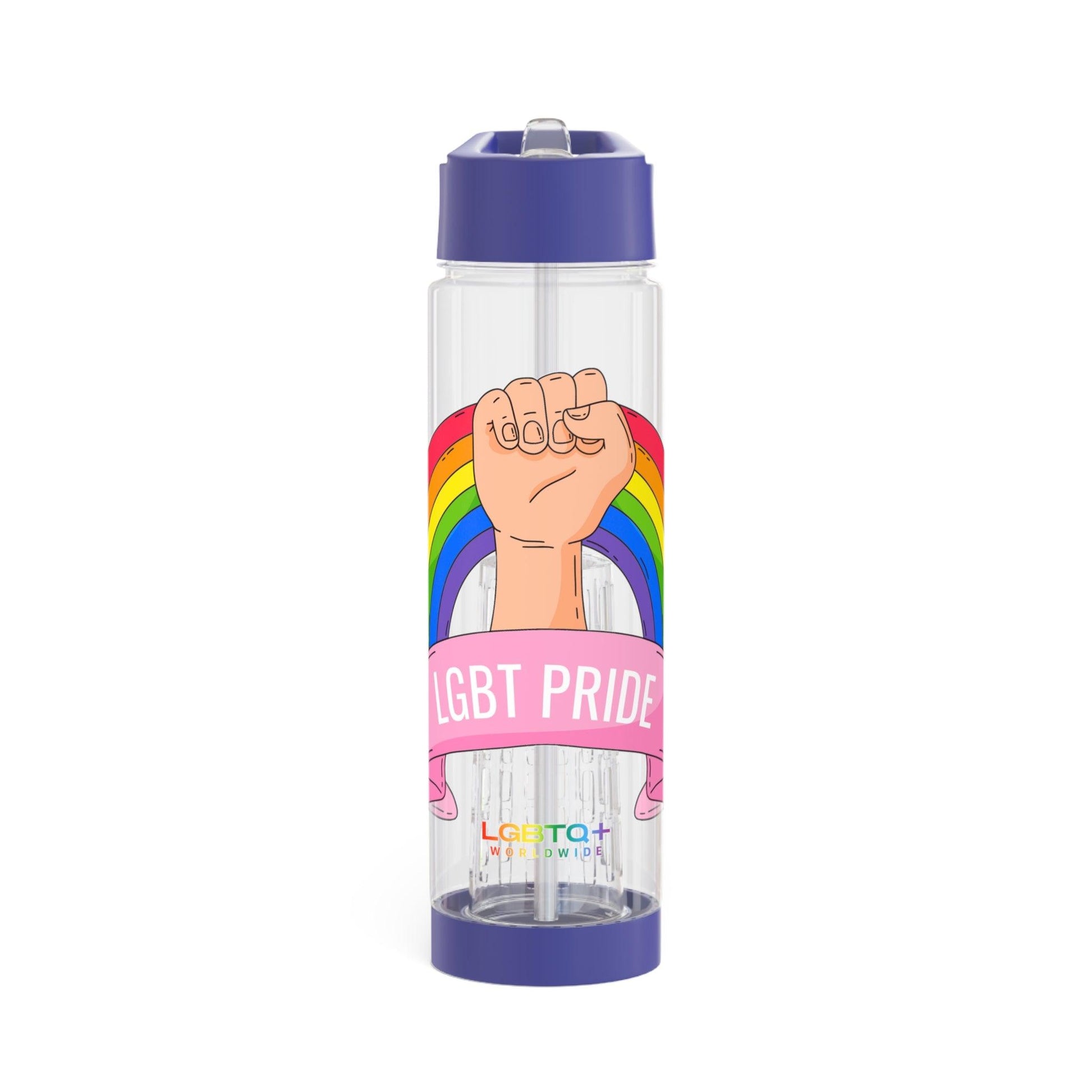 LGBTQWorldwide - ,,GLÜCKLICH" Bottles, Bottles & Tumblers, home, Home & Living, Travel, Tumblers lgbtq Bekleidung Accessoires unisex Zubehör