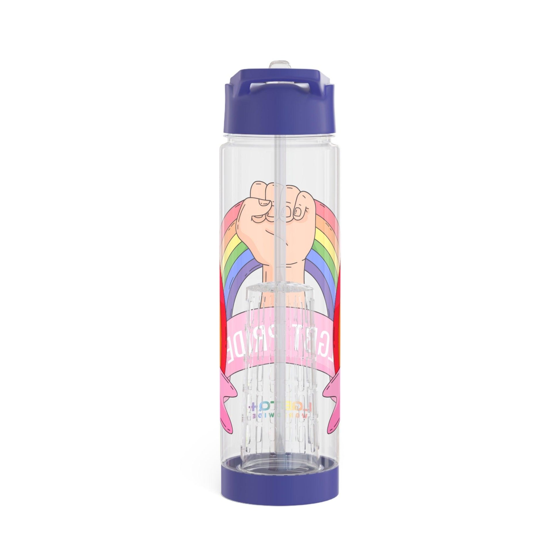 LGBTQWorldwide - ,,GLÜCKLICH" Bottles, Bottles & Tumblers, home, Home & Living, Travel, Tumblers lgbtq Bekleidung Accessoires unisex Zubehör