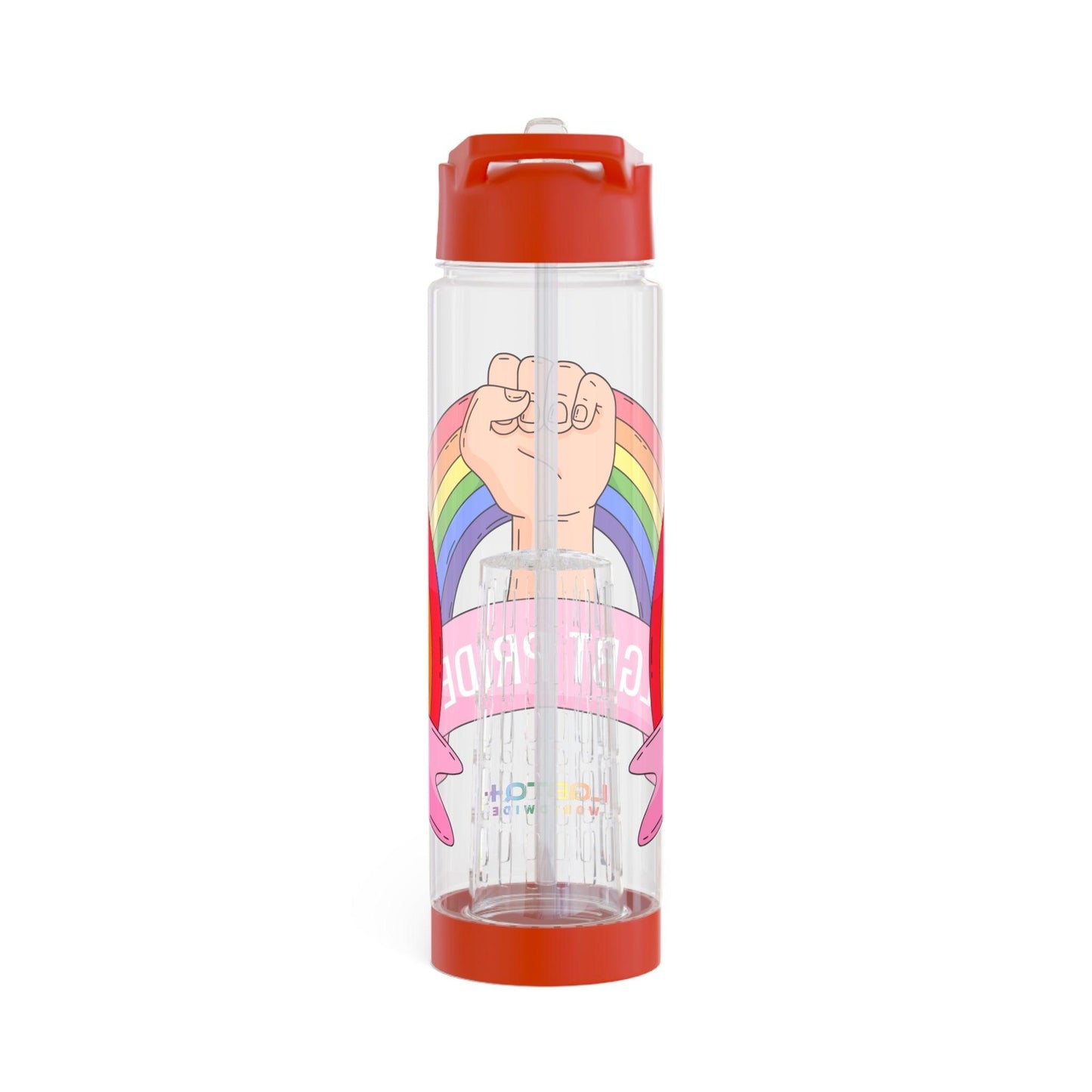 LGBTQWorldwide - ,,GLÜCKLICH" Bottles, Bottles & Tumblers, home, Home & Living, Travel, Tumblers lgbtq Bekleidung Accessoires unisex Zubehör