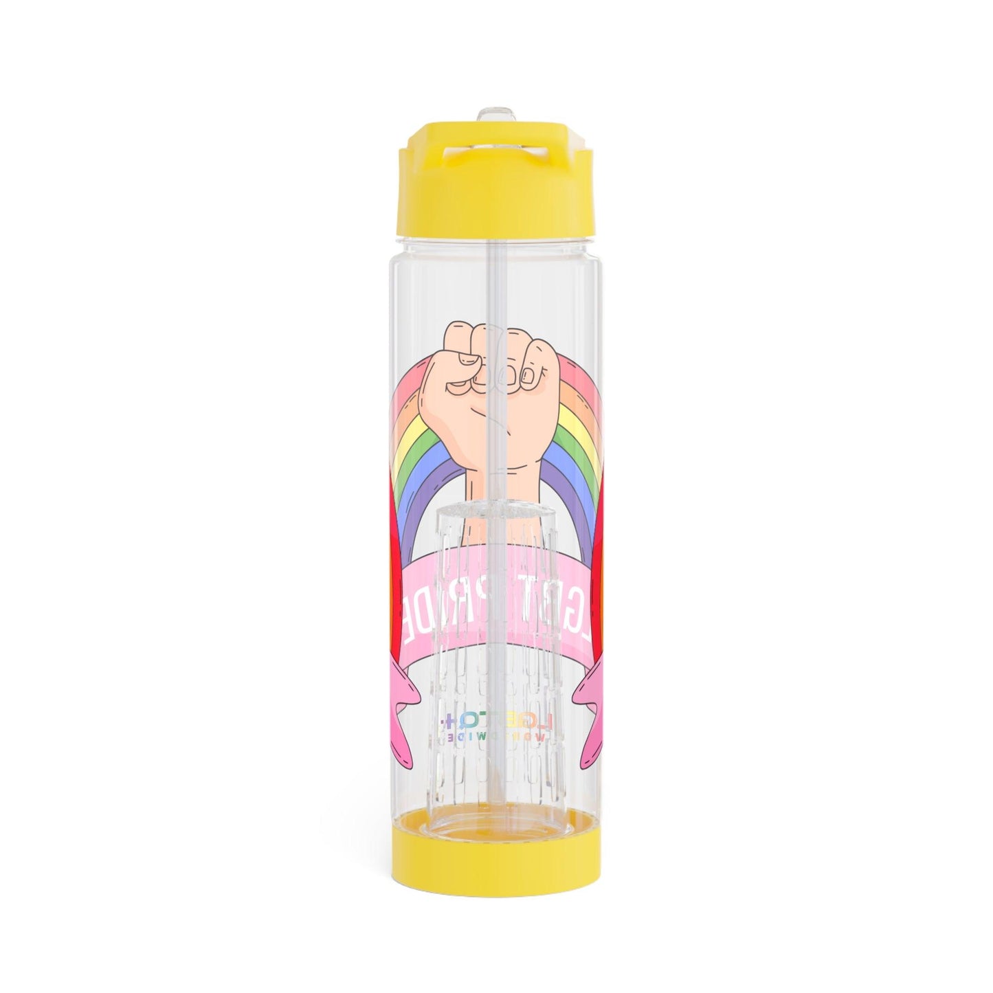 LGBTQWorldwide - ,,GLÜCKLICH" Bottles, Bottles & Tumblers, home, Home & Living, Travel, Tumblers lgbtq Bekleidung Accessoires unisex Zubehör