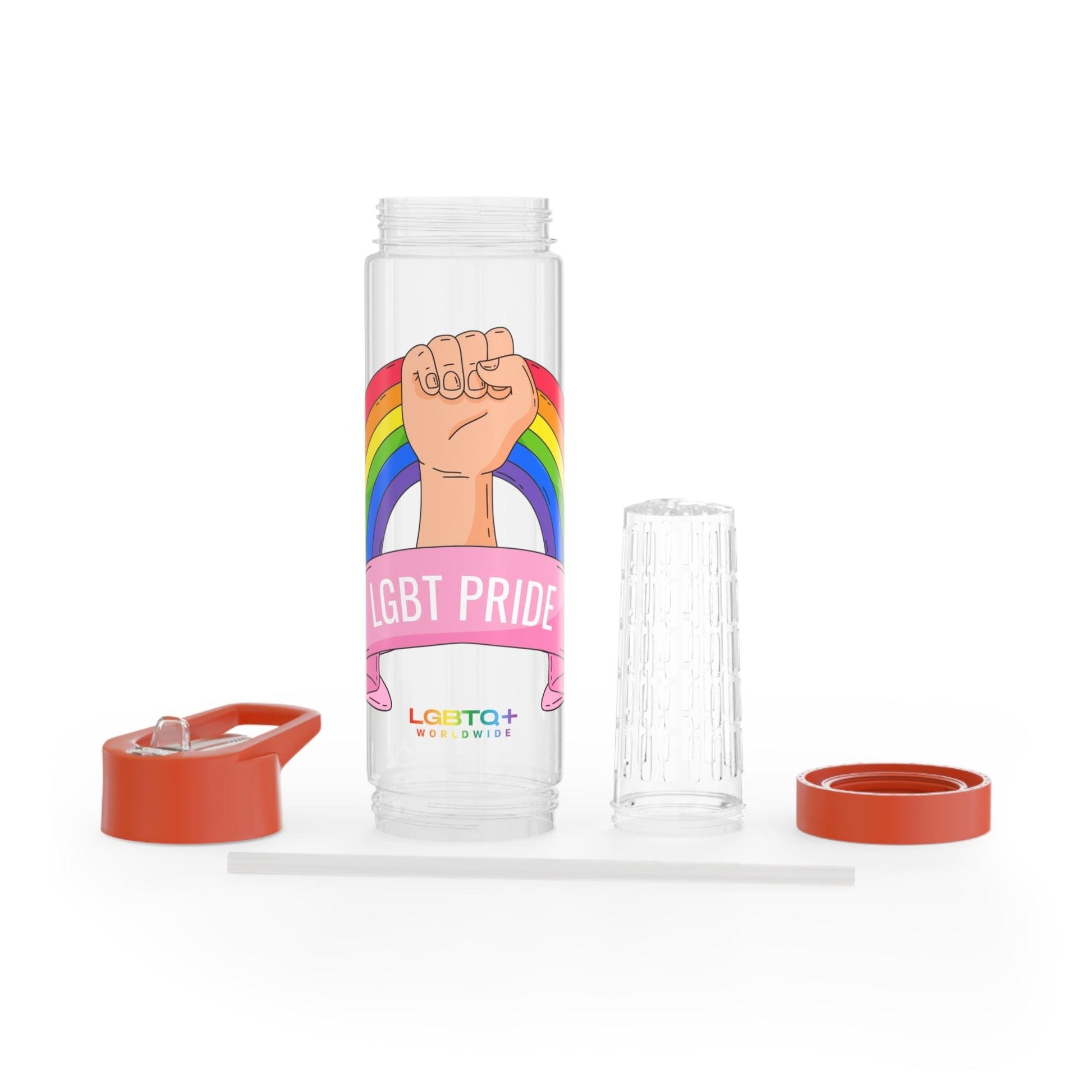 LGBTQWorldwide - ,,GLÜCKLICH" Bottles, Bottles & Tumblers, home, Home & Living, Travel, Tumblers lgbtq Bekleidung Accessoires unisex Zubehör