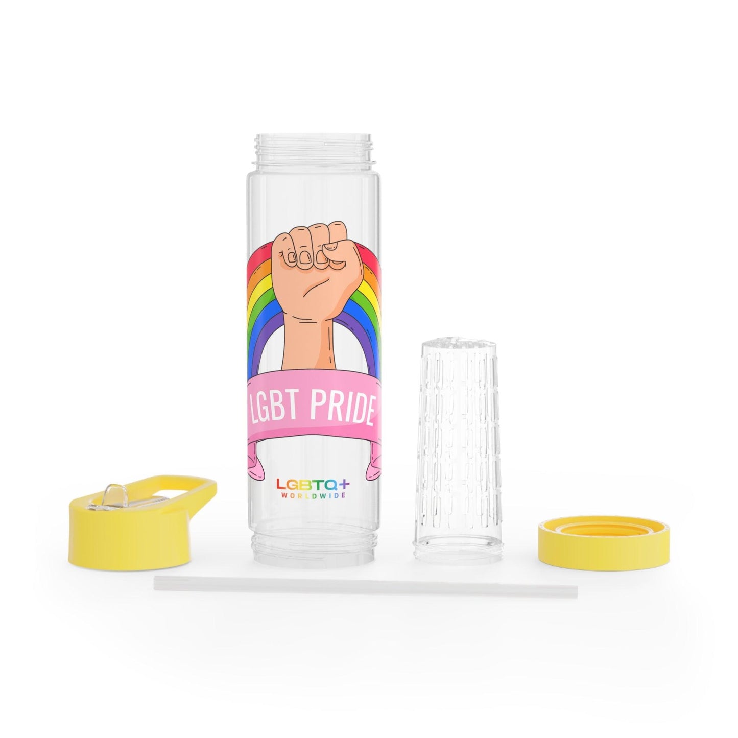 LGBTQWorldwide - ,,GLÜCKLICH" Bottles, Bottles & Tumblers, home, Home & Living, Travel, Tumblers lgbtq Bekleidung Accessoires unisex Zubehör