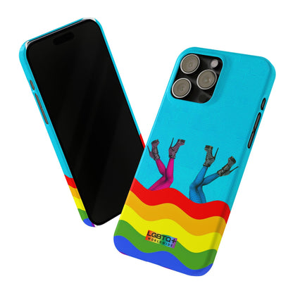 LGBTQWorldwide - ,,GLÜCKLICH" Handyhülle Accessories, Back-to-School, card, Glossy, iPhone, iPhone Cases, Phone accessory, Phone Cases, Samsung Cases, Slim lgbtq Bekleidung Accessoires unisex Zubehör