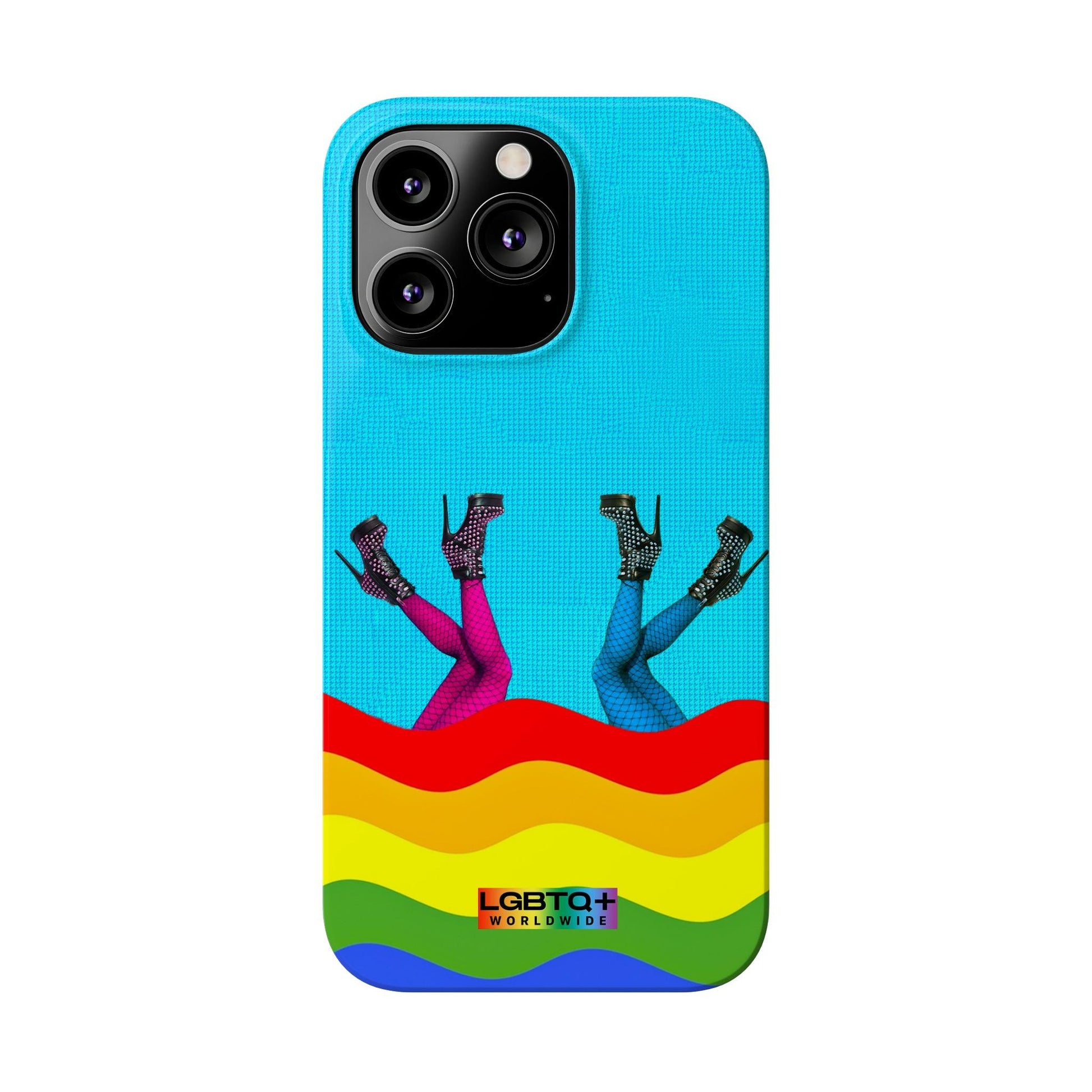 LGBTQWorldwide - ,,GLÜCKLICH" Handyhülle Accessories, Back-to-School, card, Glossy, iPhone, iPhone Cases, Phone accessory, Phone Cases, Samsung Cases, Slim lgbtq Bekleidung Accessoires unisex Zubehör