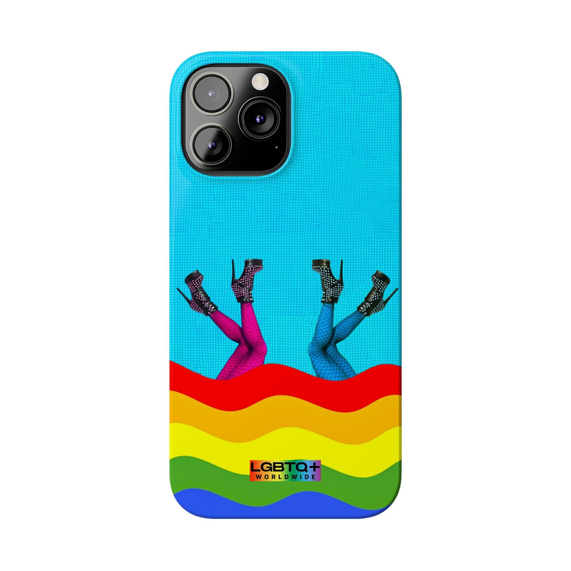 LGBTQWorldwide - ,,GLÜCKLICH" Handyhülle Accessories, Back-to-School, card, Glossy, iPhone, iPhone Cases, Phone accessory, Phone Cases, Samsung Cases, Slim lgbtq Bekleidung Accessoires unisex Zubehör