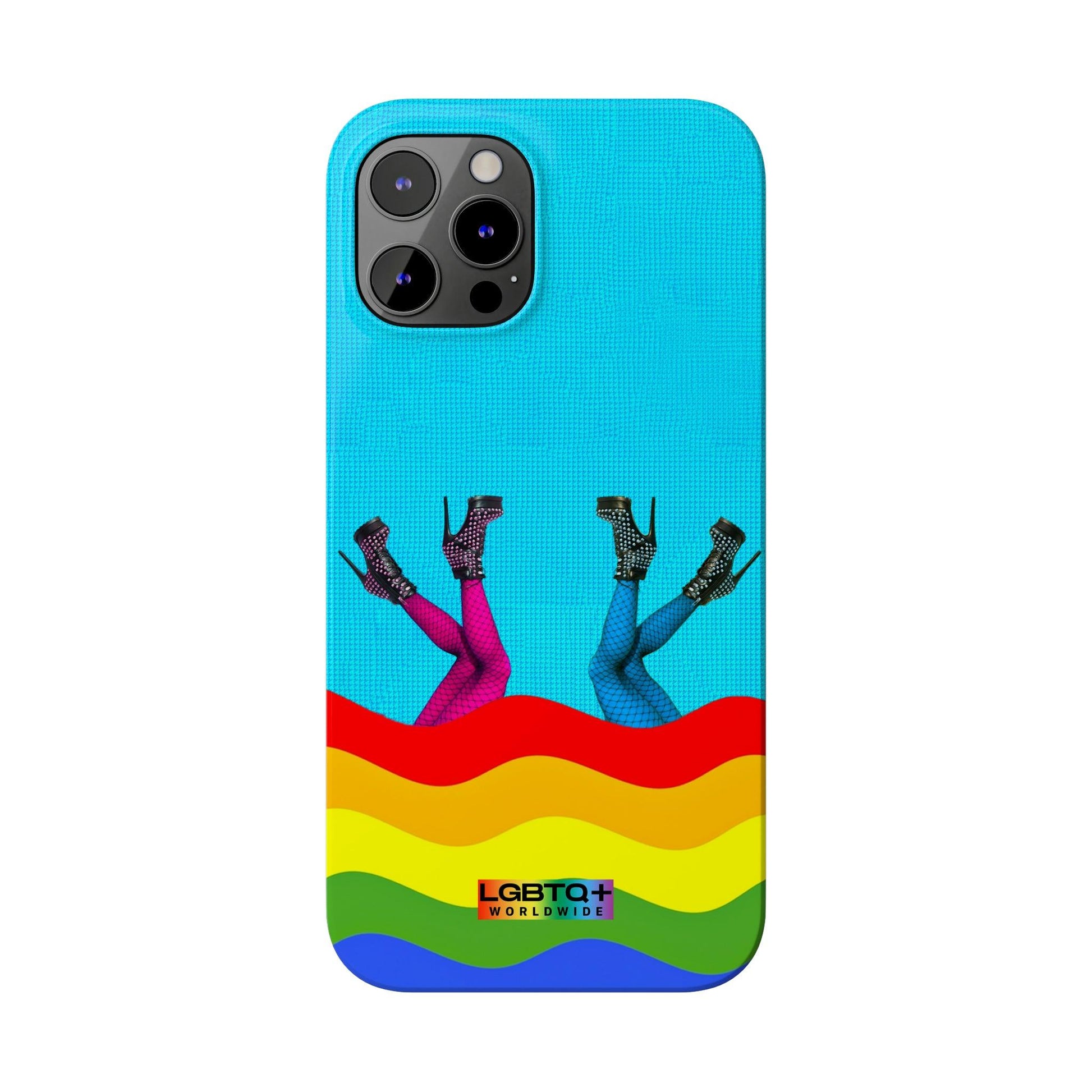 LGBTQWorldwide - ,,GLÜCKLICH" Handyhülle Accessories, Back-to-School, card, Glossy, iPhone, iPhone Cases, Phone accessory, Phone Cases, Samsung Cases, Slim lgbtq Bekleidung Accessoires unisex Zubehör