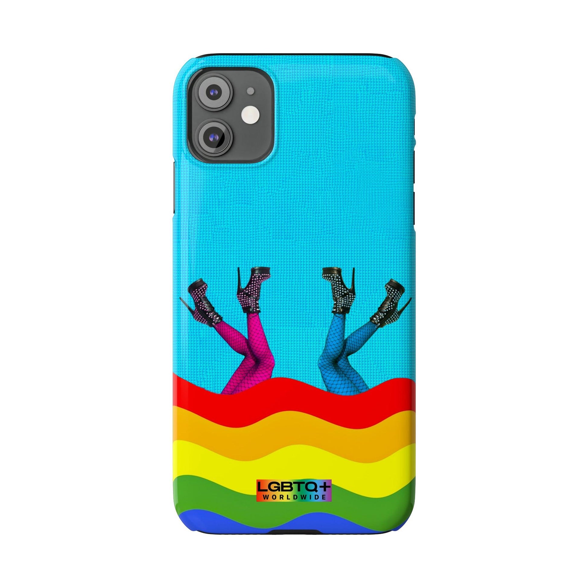 LGBTQWorldwide - ,,GLÜCKLICH" Handyhülle Accessories, Back-to-School, card, Glossy, iPhone, iPhone Cases, Phone accessory, Phone Cases, Samsung Cases, Slim lgbtq Bekleidung Accessoires unisex Zubehör