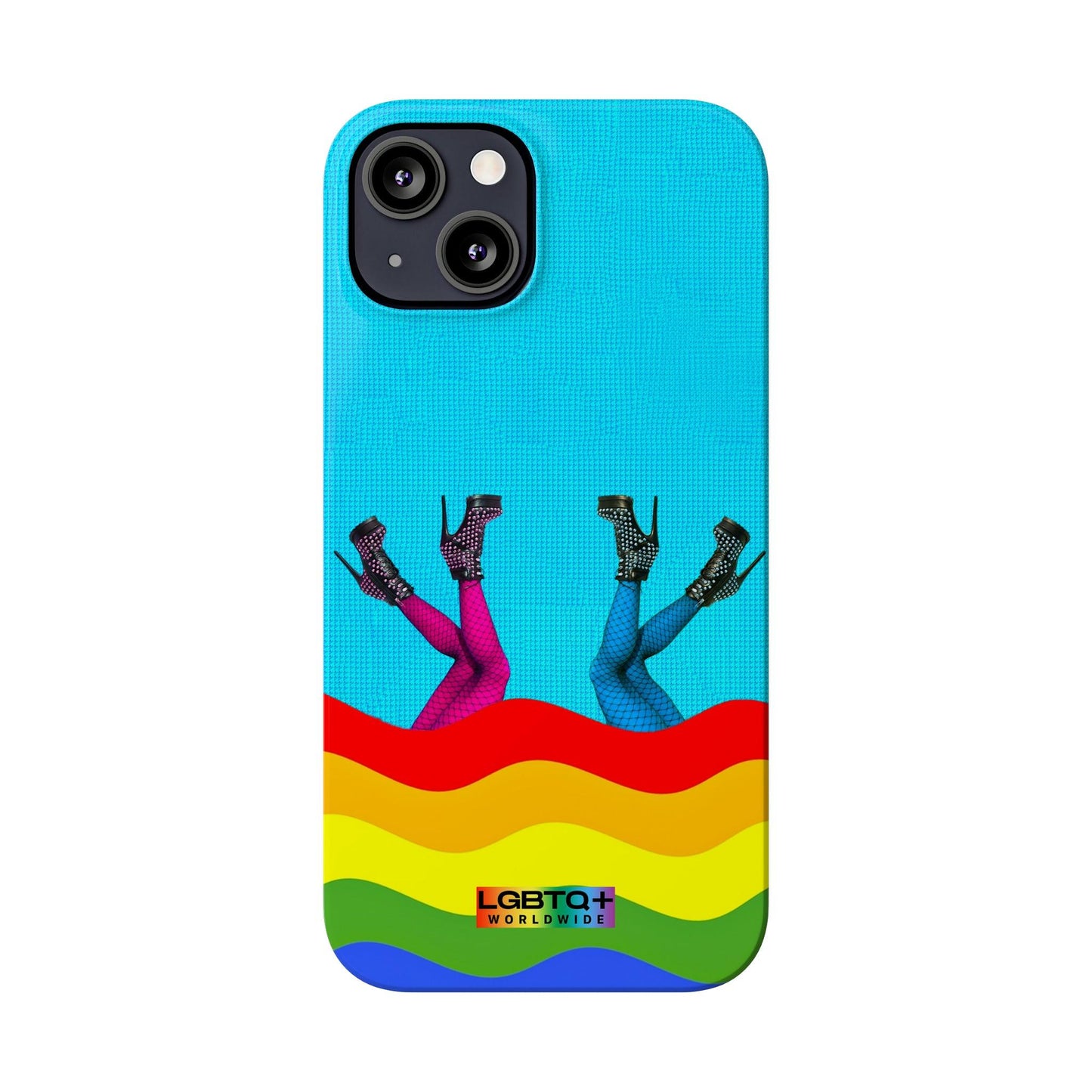 LGBTQWorldwide - ,,GLÜCKLICH" Handyhülle Accessories, Back-to-School, card, Glossy, iPhone, iPhone Cases, Phone accessory, Phone Cases, Samsung Cases, Slim lgbtq Bekleidung Accessoires unisex Zubehör