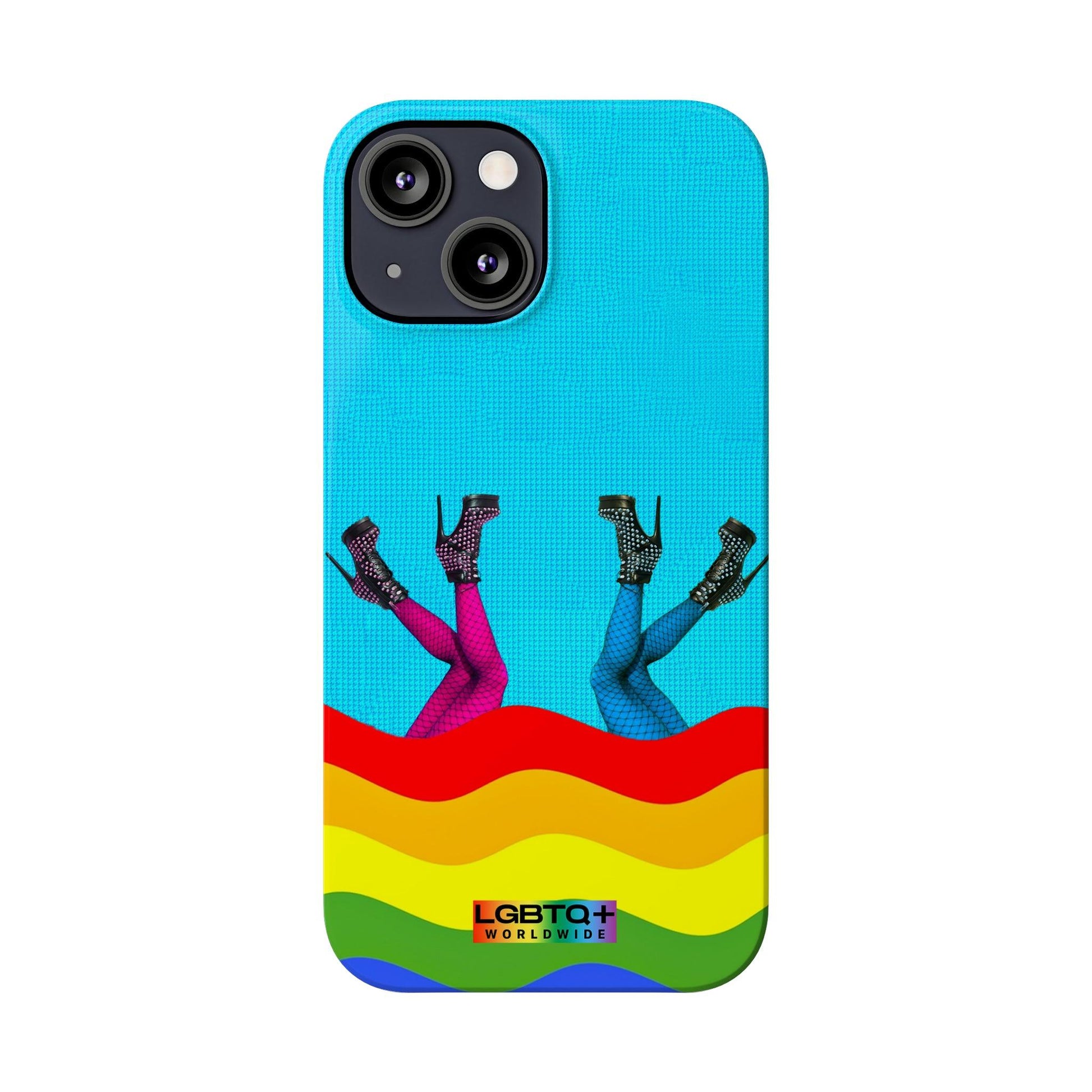 LGBTQWorldwide - ,,GLÜCKLICH" Handyhülle Accessories, Back-to-School, card, Glossy, iPhone, iPhone Cases, Phone accessory, Phone Cases, Samsung Cases, Slim lgbtq Bekleidung Accessoires unisex Zubehör