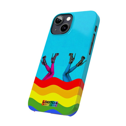 LGBTQWorldwide - ,,GLÜCKLICH" Handyhülle Accessories, Back-to-School, card, Glossy, iPhone, iPhone Cases, Phone accessory, Phone Cases, Samsung Cases, Slim lgbtq Bekleidung Accessoires unisex Zubehör