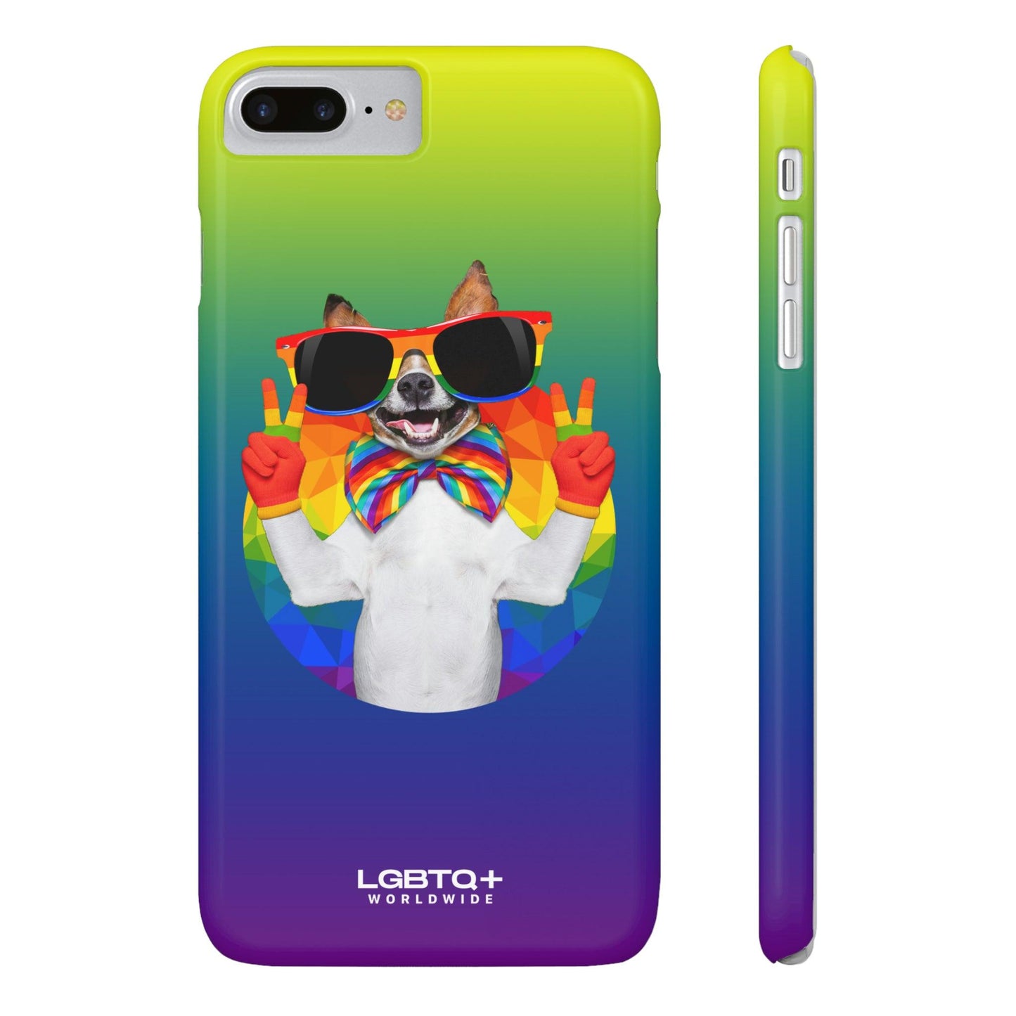 LGBTQWorldwide - ,,GLÜCKLICHER HUND" Handyhülle Accessories, Back-to-School, card, Glossy, iPhone, iPhone Cases, Phone accessory, Phone Cases, Samsung Cases, Slim lgbtq Bekleidung Accessoires unisex Zubehör