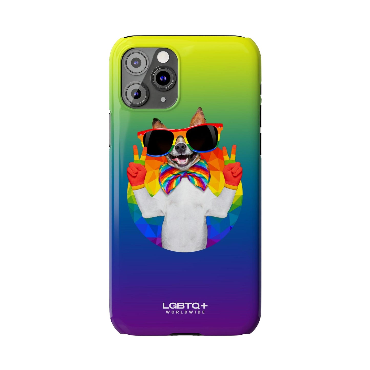 LGBTQWorldwide - ,,GLÜCKLICHER HUND" Handyhülle Accessories, Back-to-School, card, Glossy, iPhone, iPhone Cases, Phone accessory, Phone Cases, Samsung Cases, Slim lgbtq Bekleidung Accessoires unisex Zubehör