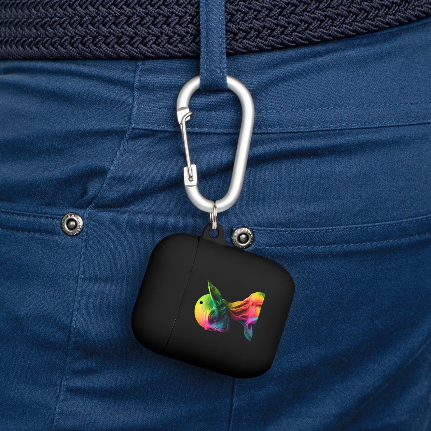 LGBTQWorldwide - ,,GLÜCKLICHES ALIEN" AirPods und AirPods Pro Hülle Accessories, AirPods, AirPods Pro, Back-to-School, Case, Flexible, tech, Tech Accessories, TPU lgbtq Bekleidung Accessoires unisex Zubehör